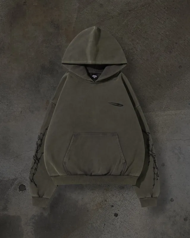 ATHLETIC BARBED PULLOVER (ASH) made by Ditch