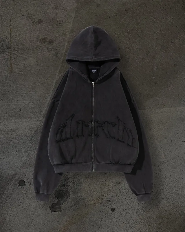 ARCH LOGO ZIPUP (COAL) sold by Ditch