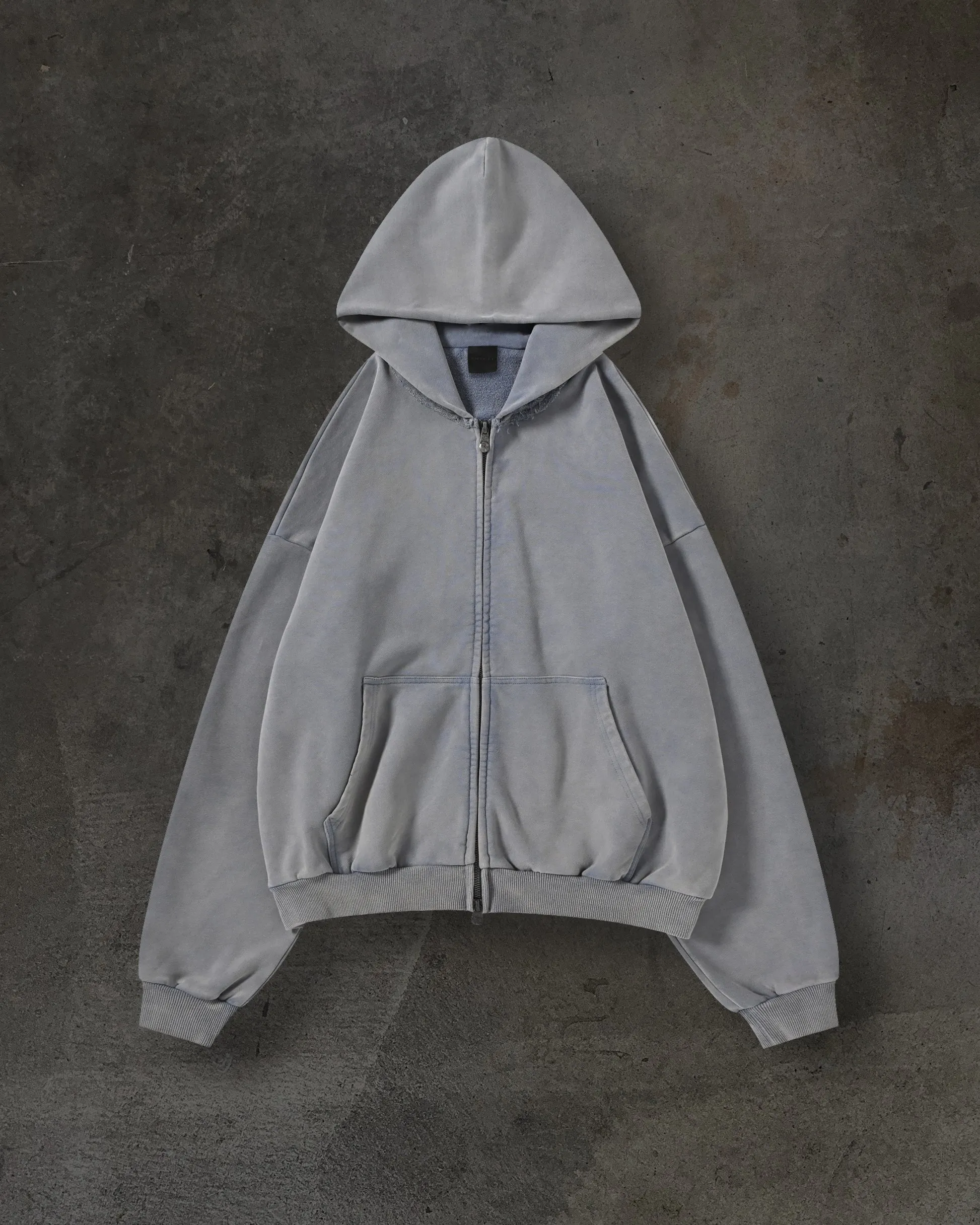 BLANK ZIPUP (FLINT) sold by Ditch