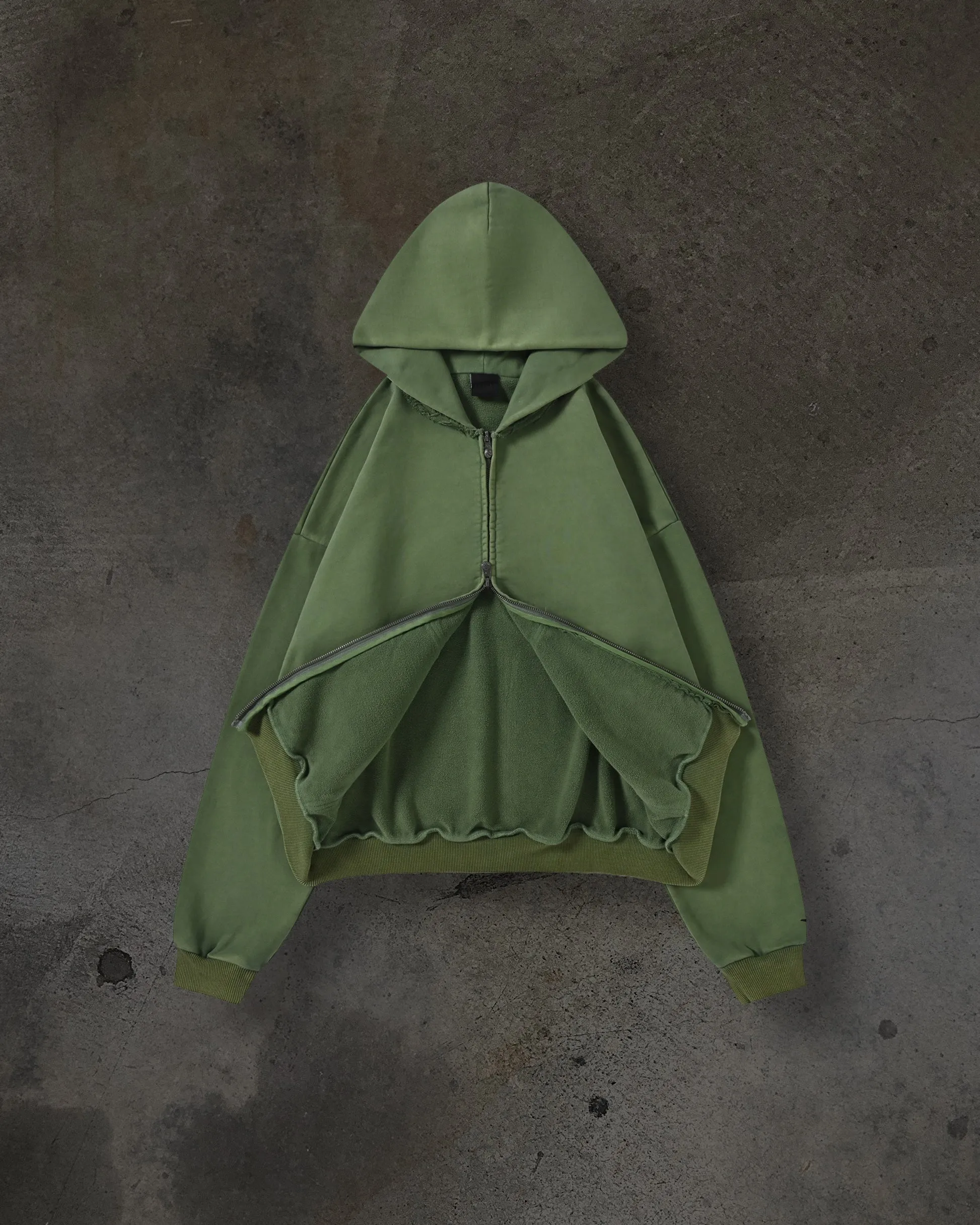 BLANK ZIPUP (MATCHA) sold by Ditch product image thumbnail 3