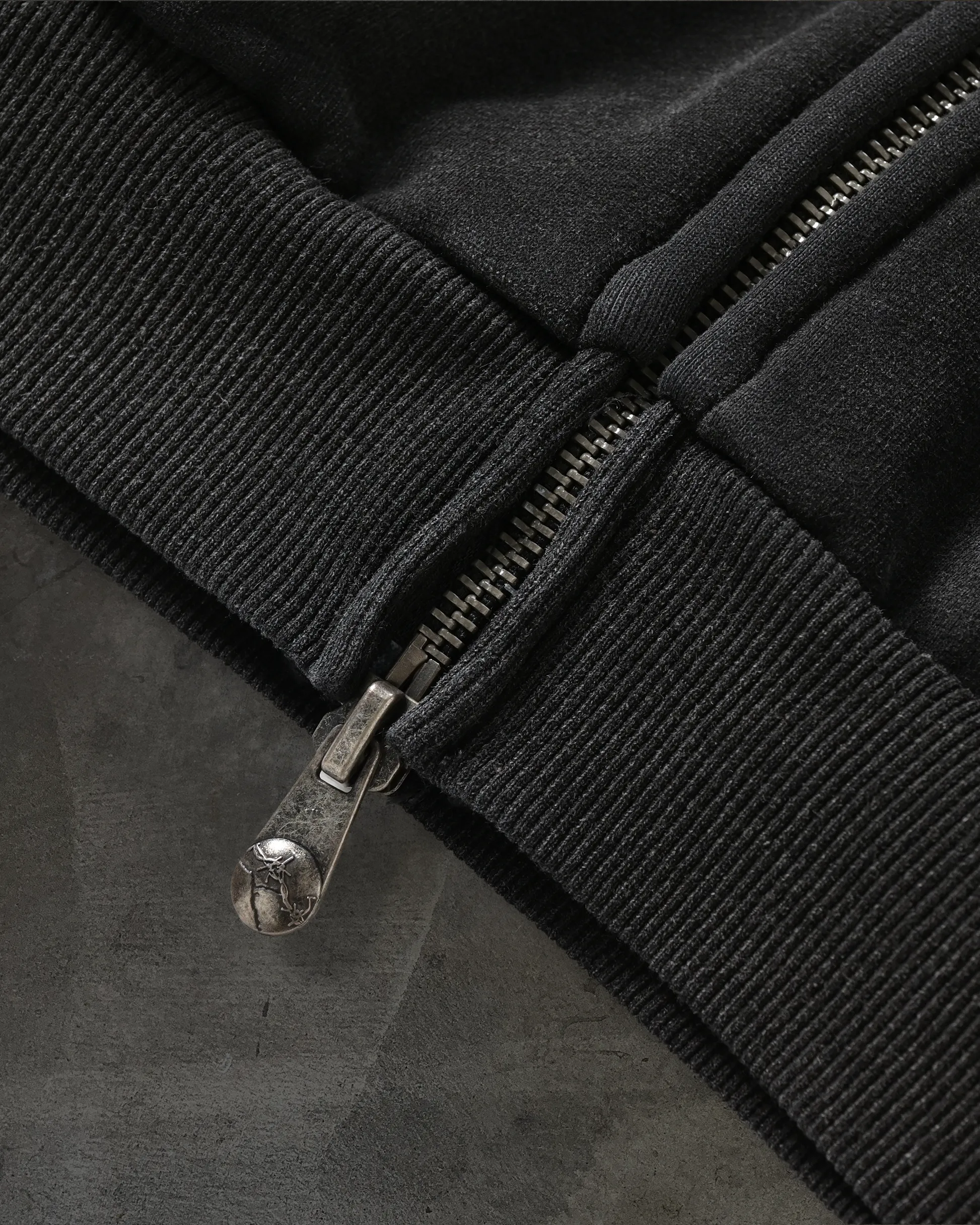 ATHLETIC ZIPUP (COAL/ASH) sold by Ditch product image thumbnail 5