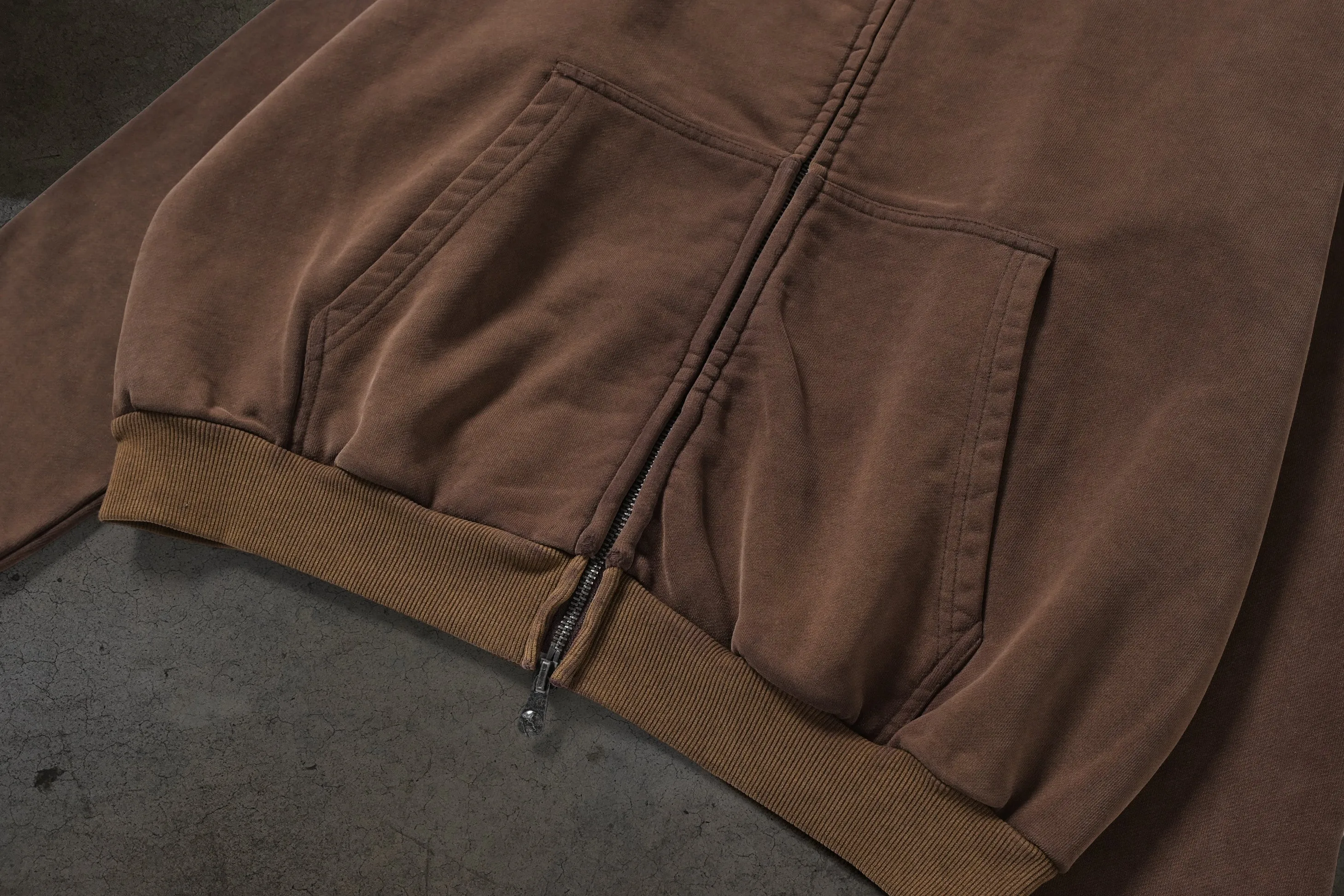 BLANK ZIPUP (MOCHA) sold by Ditch product image thumbnail 5