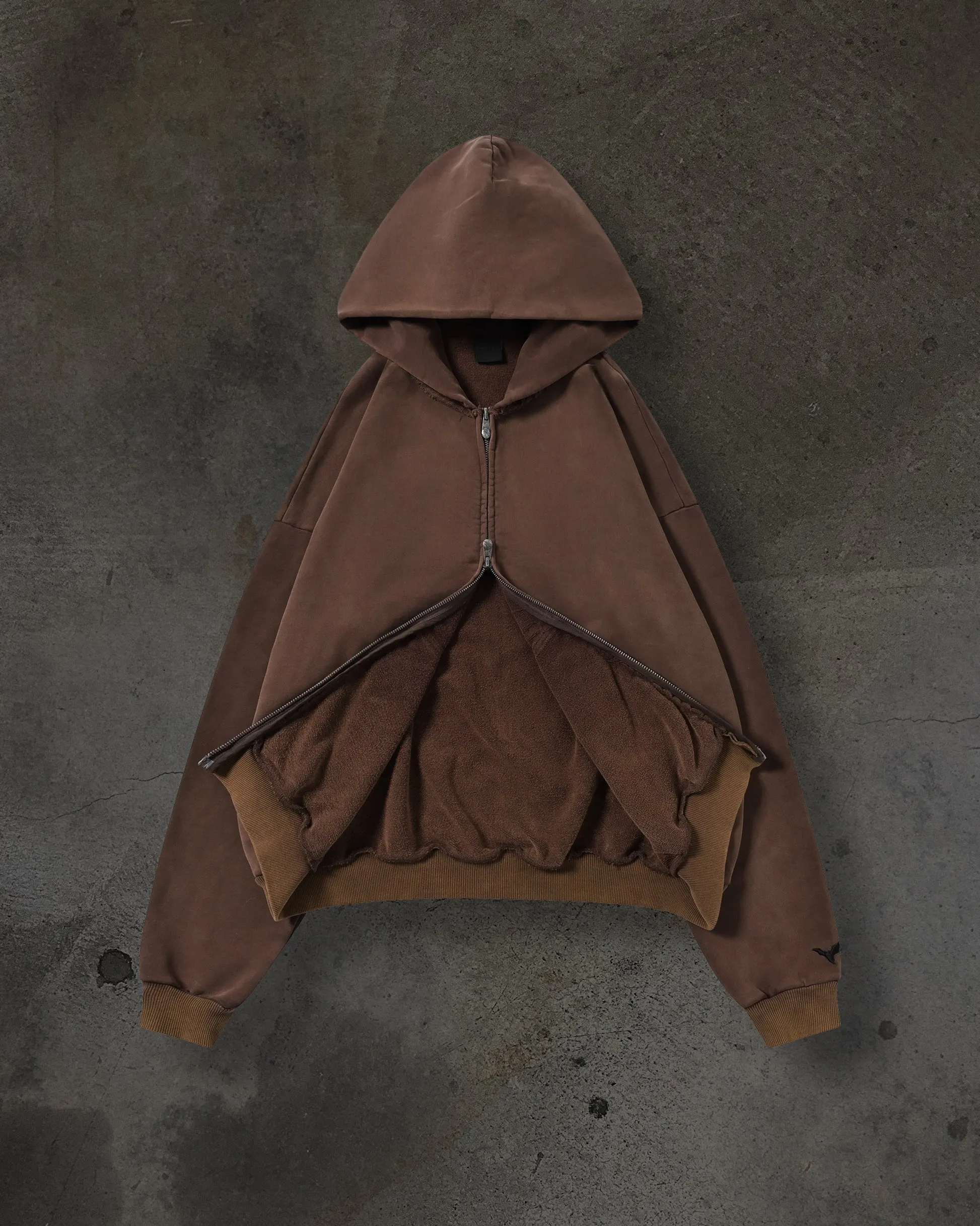 BLANK ZIPUP (MOCHA) sold by Ditch product image thumbnail 3