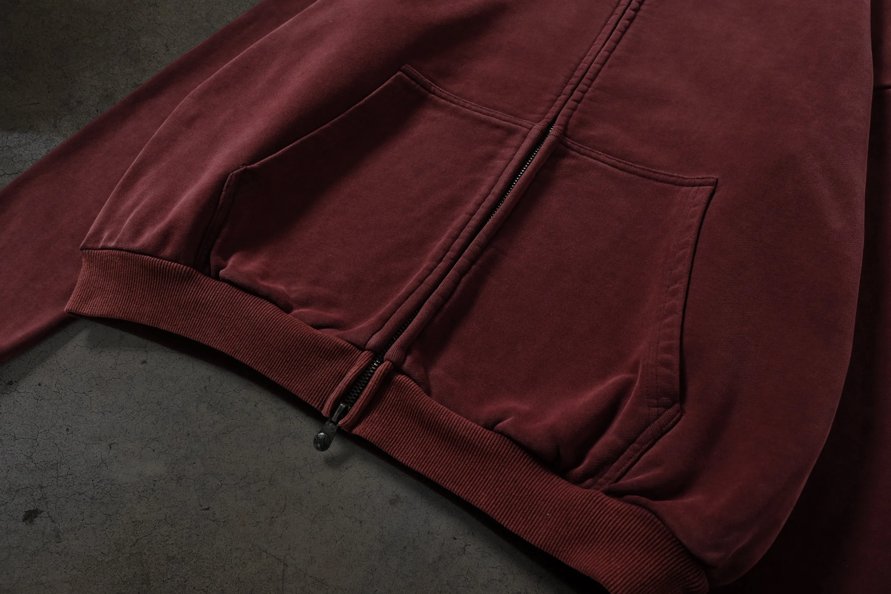 BLANK ZIPUP (CRIMSON) sold by Ditch product image thumbnail 5