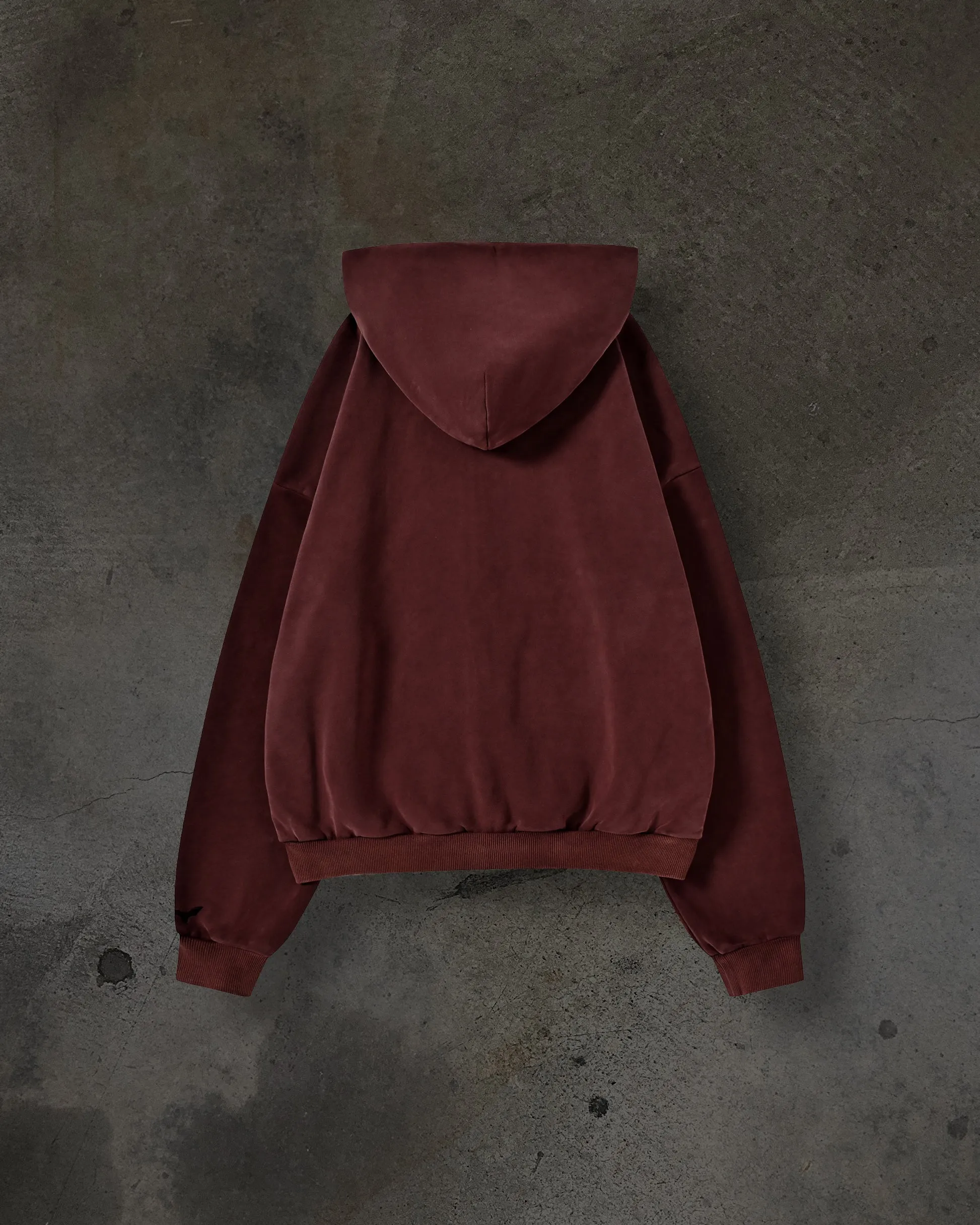 BLANK ZIPUP (CRIMSON) sold by Ditch product image thumbnail 2