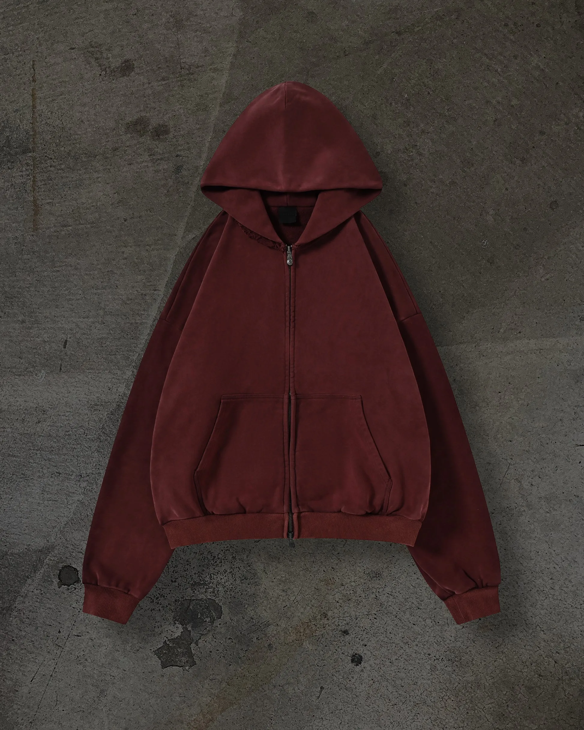 BLANK ZIPUP (CRIMSON) sold by Ditch