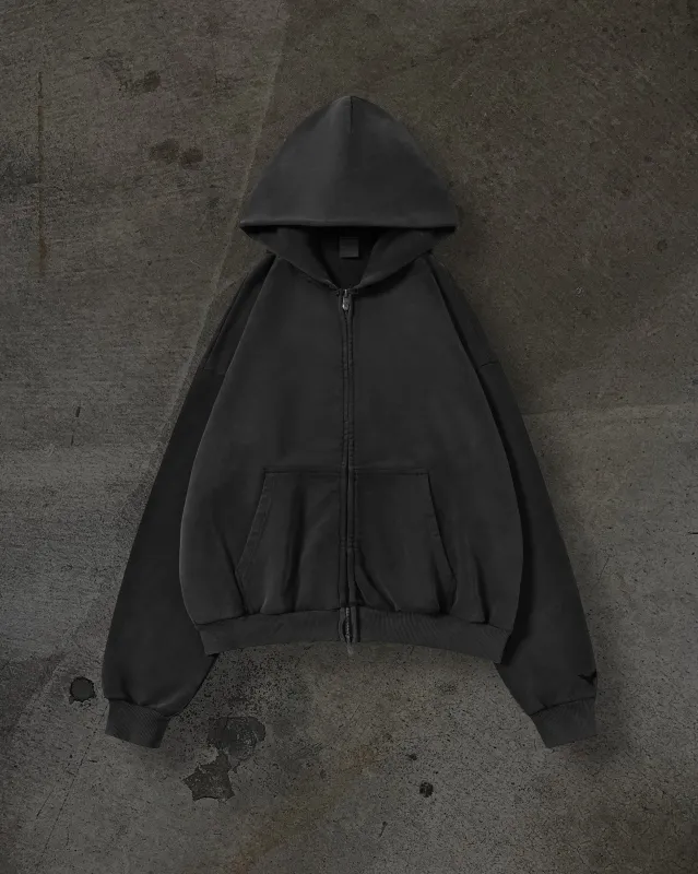 BLANK ZIPUP (COAL) sold by Ditch