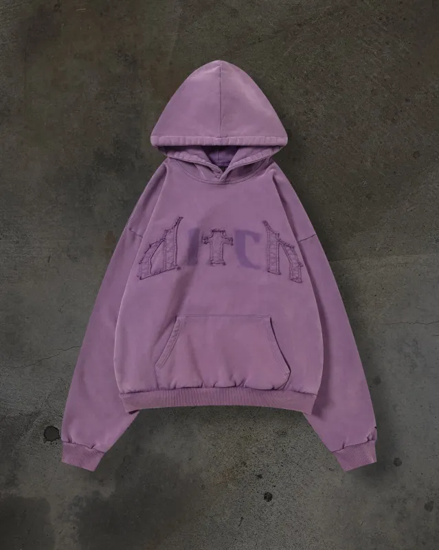 MISSING PATCH PULLOVER (PURPLE) sold by Ditch