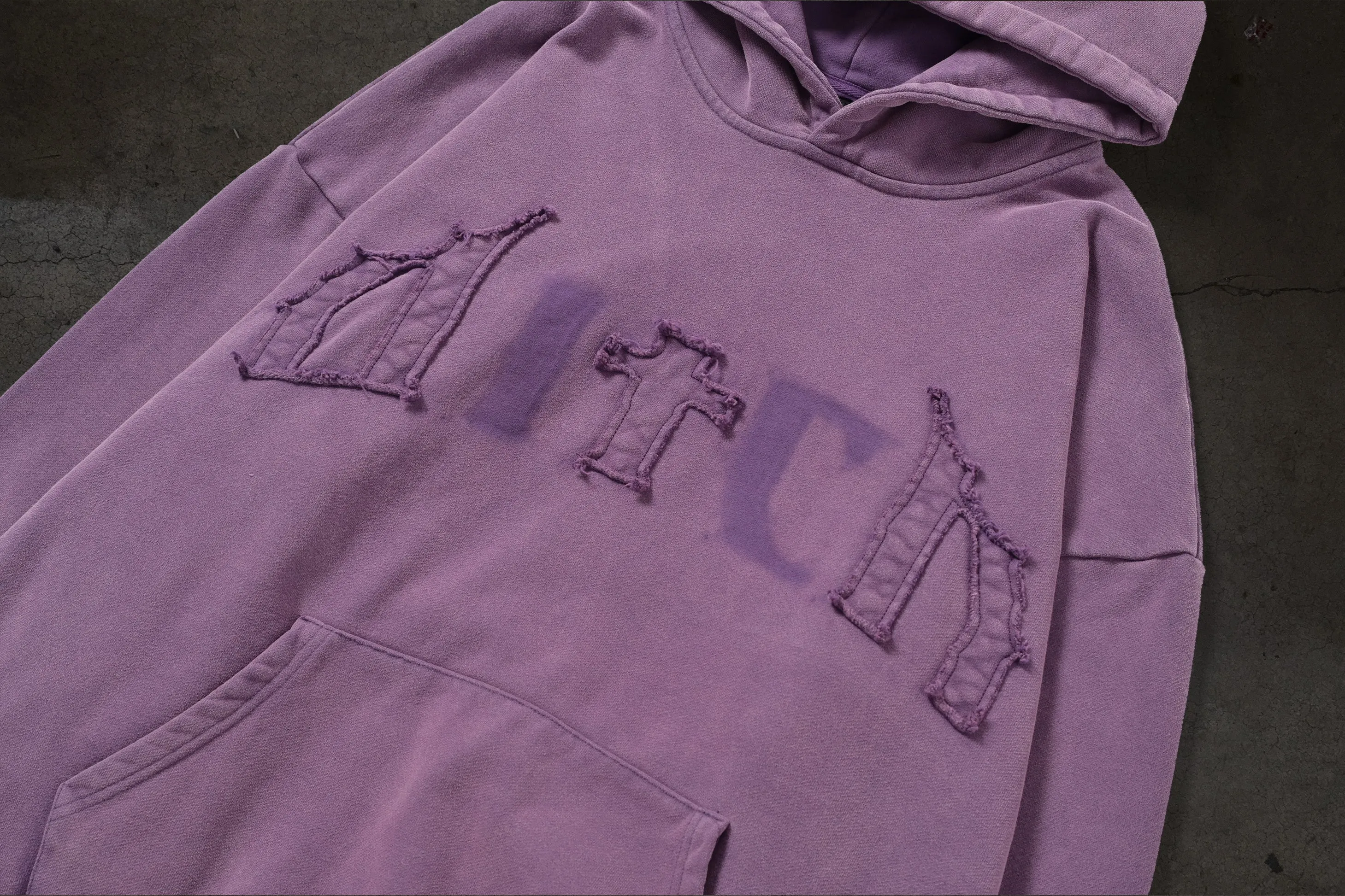 MISSING PATCH PULLOVER (PURPLE) sold by Ditch product image thumbnail 3