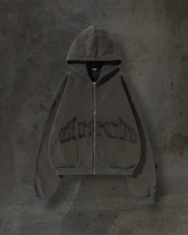 ARCH LOGO ZIPUP (ASH) sold by Ditch