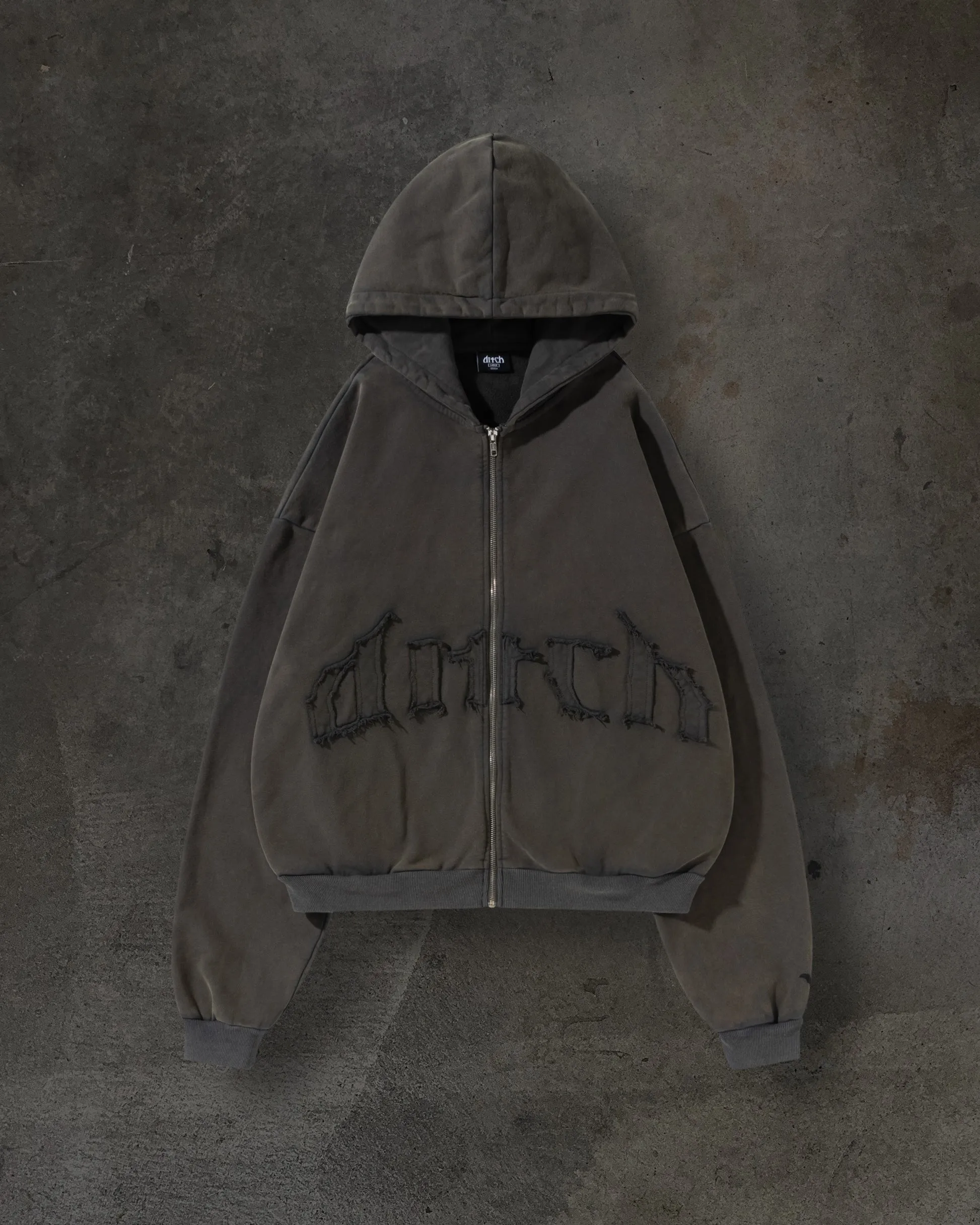 ARCH LOGO ZIPUP (ASH) sold by Ditch