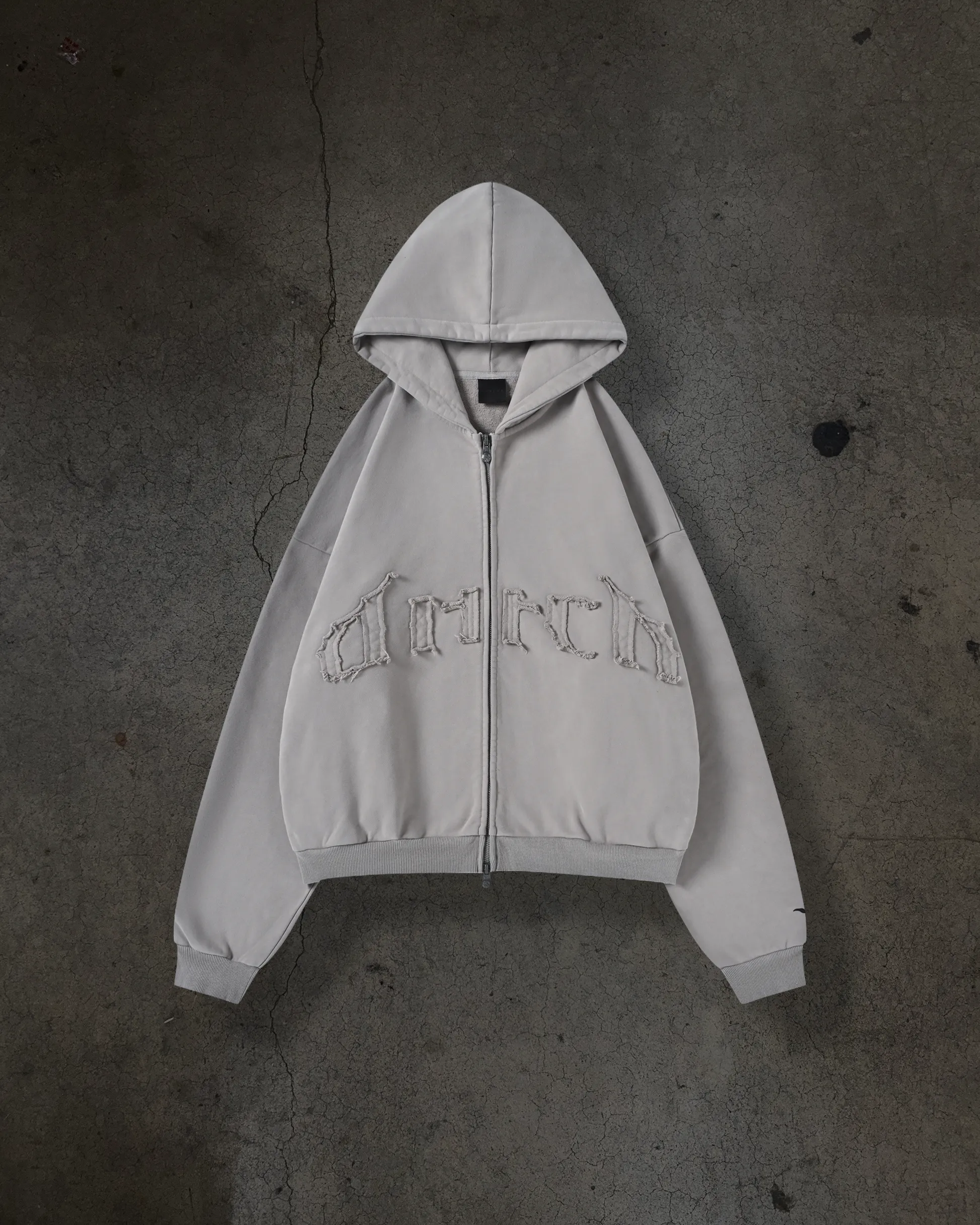 ARCH LOGO ZIPUP (SAND) sold by Ditch