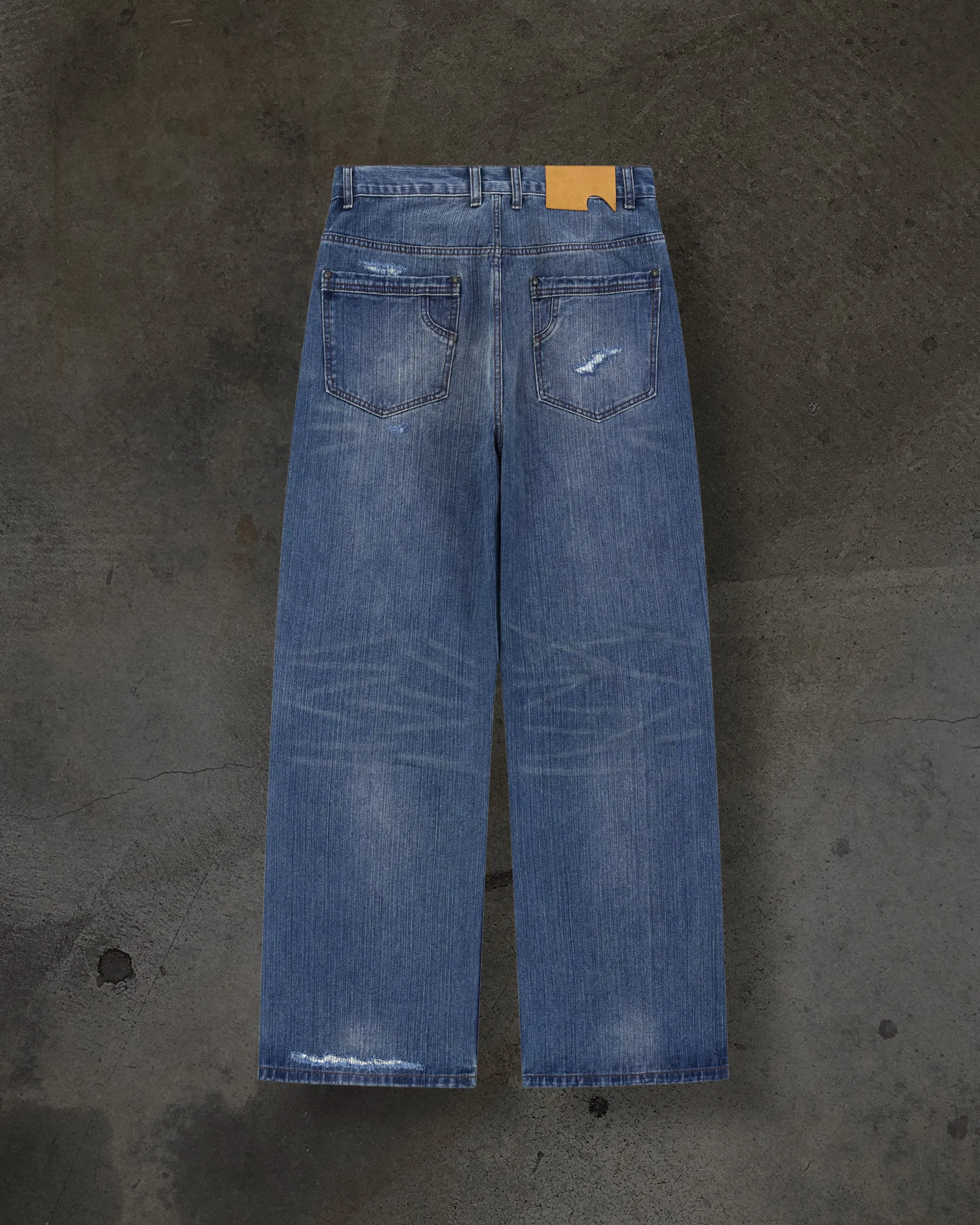 SLUB REPAIRED DENIM (LIGHT WASH) sold by Ditch product image thumbnail 2