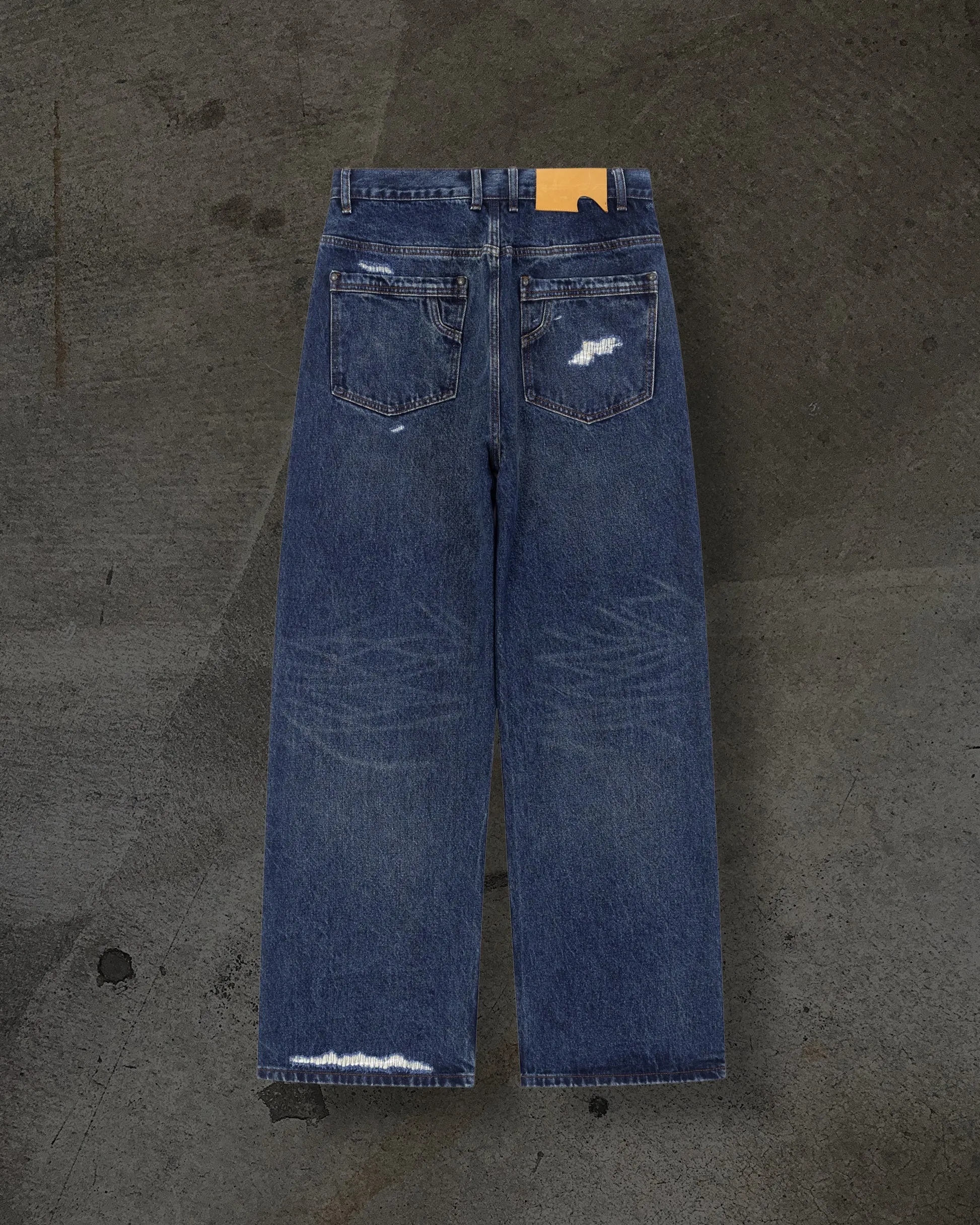 REPAIRED DENIM (DARK WASH) sold by Ditch product image thumbnail 2