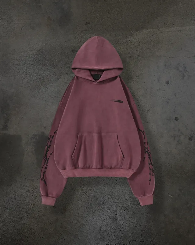 ATHLETIC BARBED PULLOVER (CRIMSON) made by Ditch