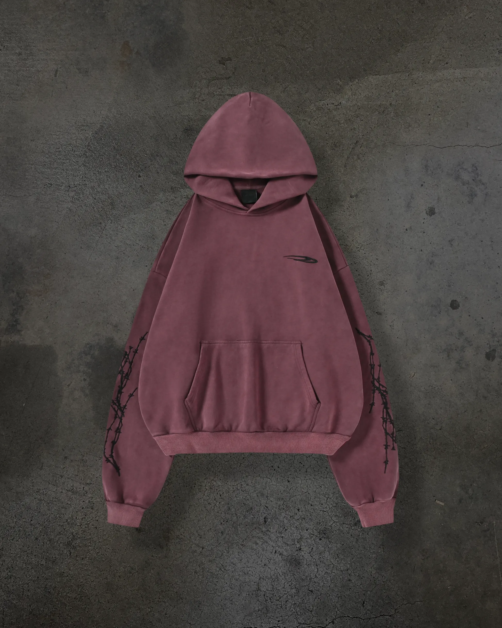 ATHLETIC BARBED PULLOVER (CRIMSON) sold by Ditch