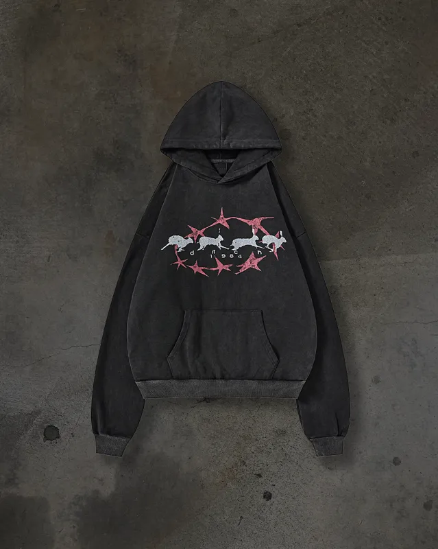 BUNNY PULLOVER (COAL) made by Ditch