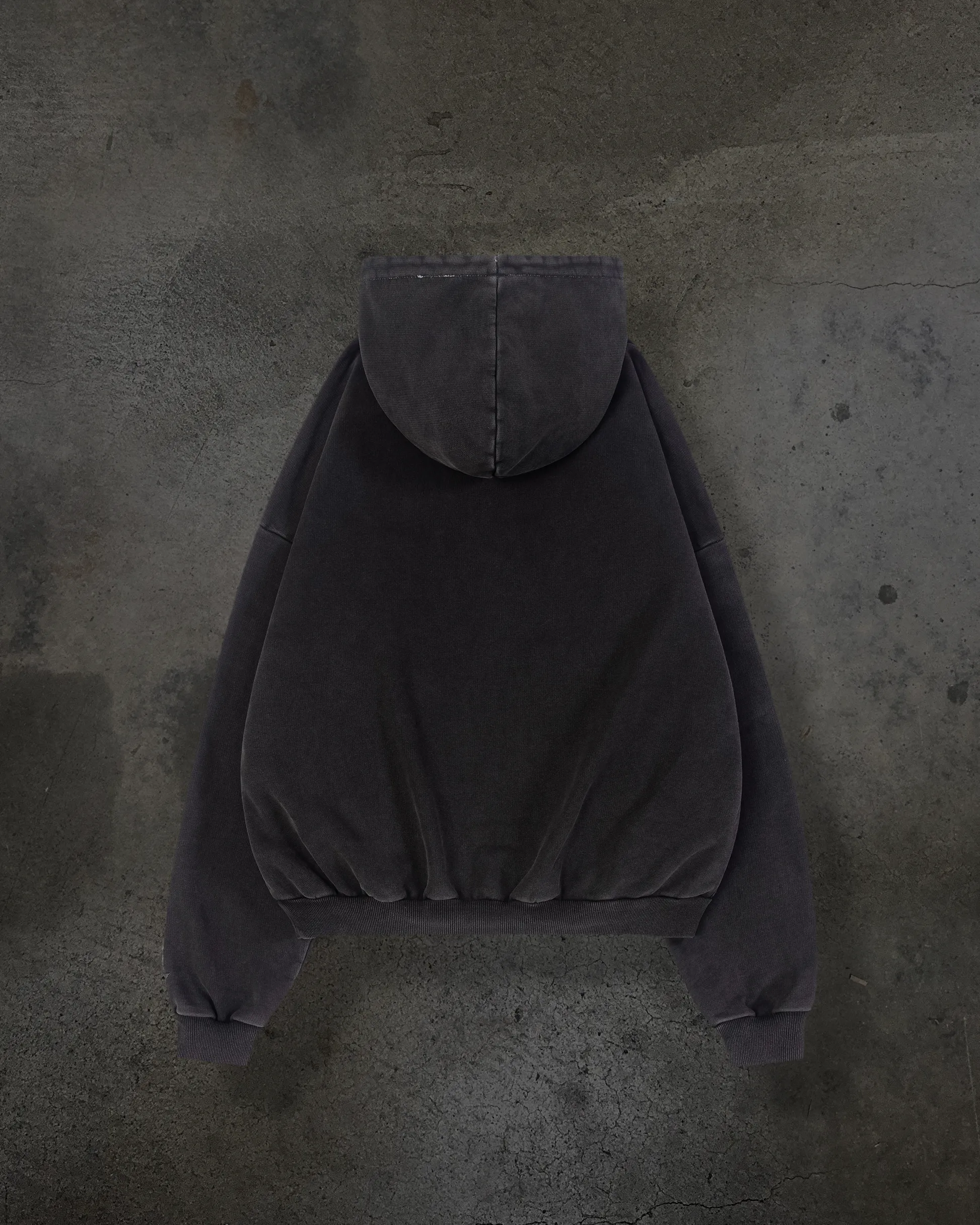 LEATHER PATCH PULLOVER (COAL) sold by Ditch product image thumbnail 2