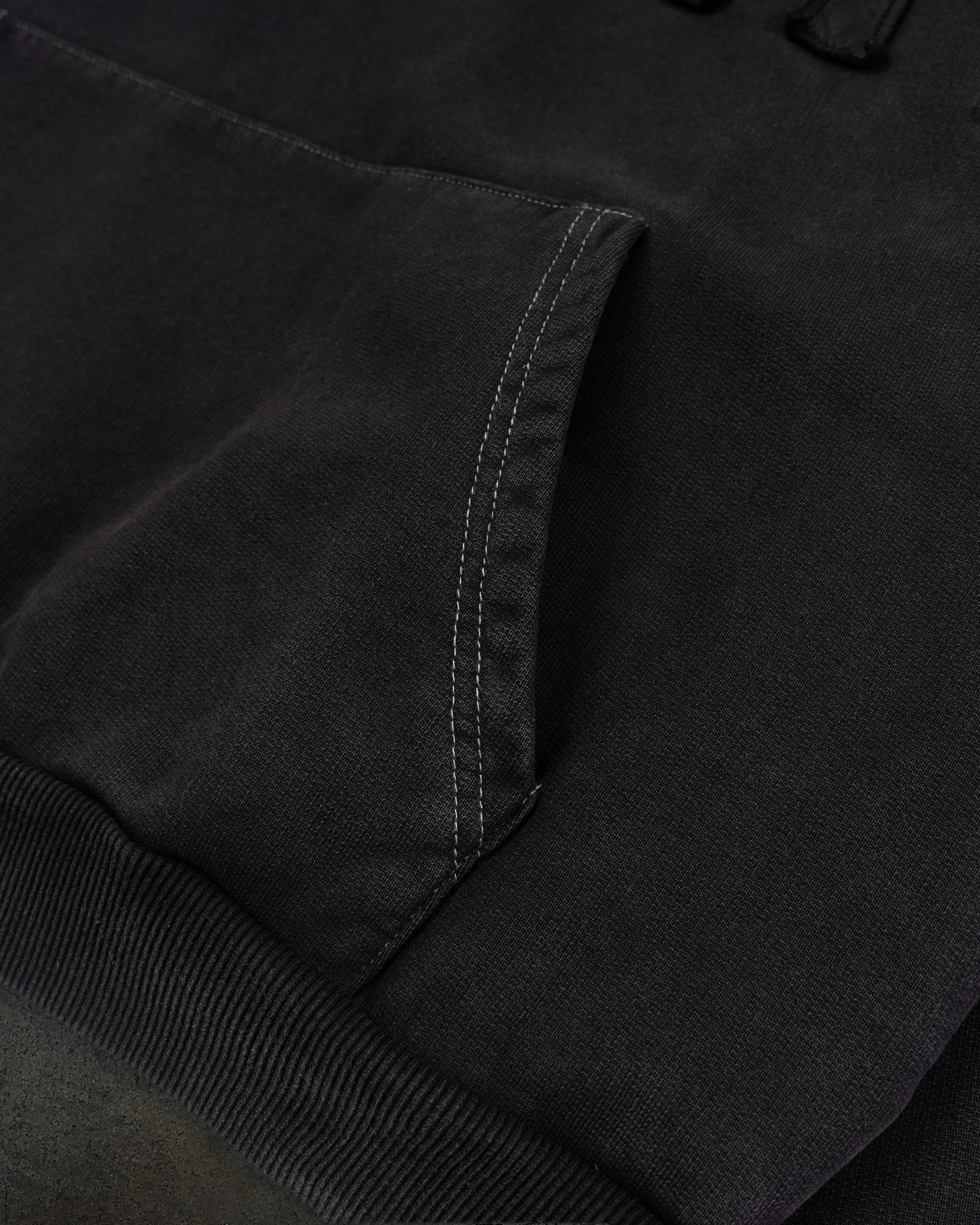 LEATHER PATCH PULLOVER (COAL) sold by Ditch product image thumbnail 5