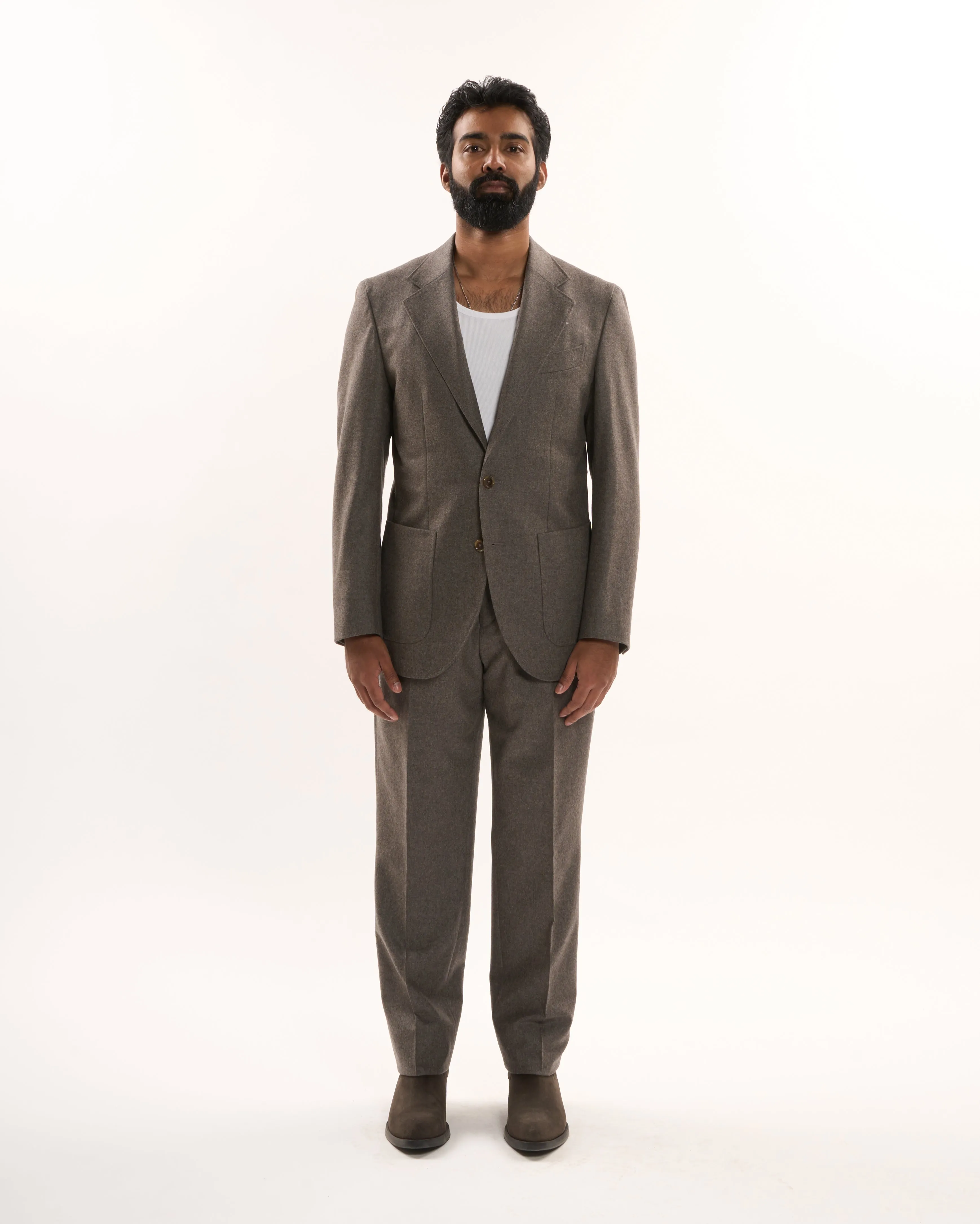 Italian Wool Flannel Type 01 Suit sold by Wynona Studio