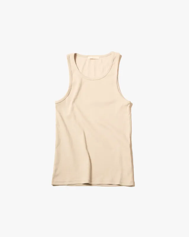luca organic cotton tank sold by Wynona Studio