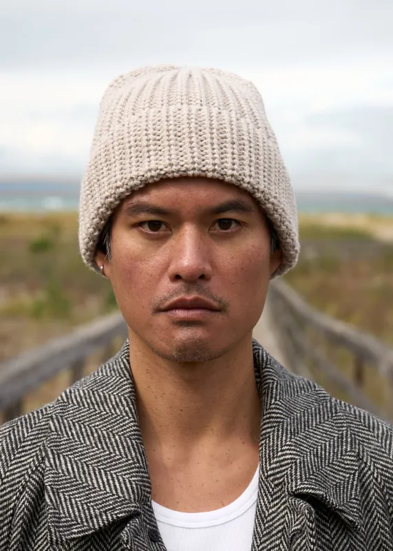 russo hat in worsted wool sold by Wynona Studio