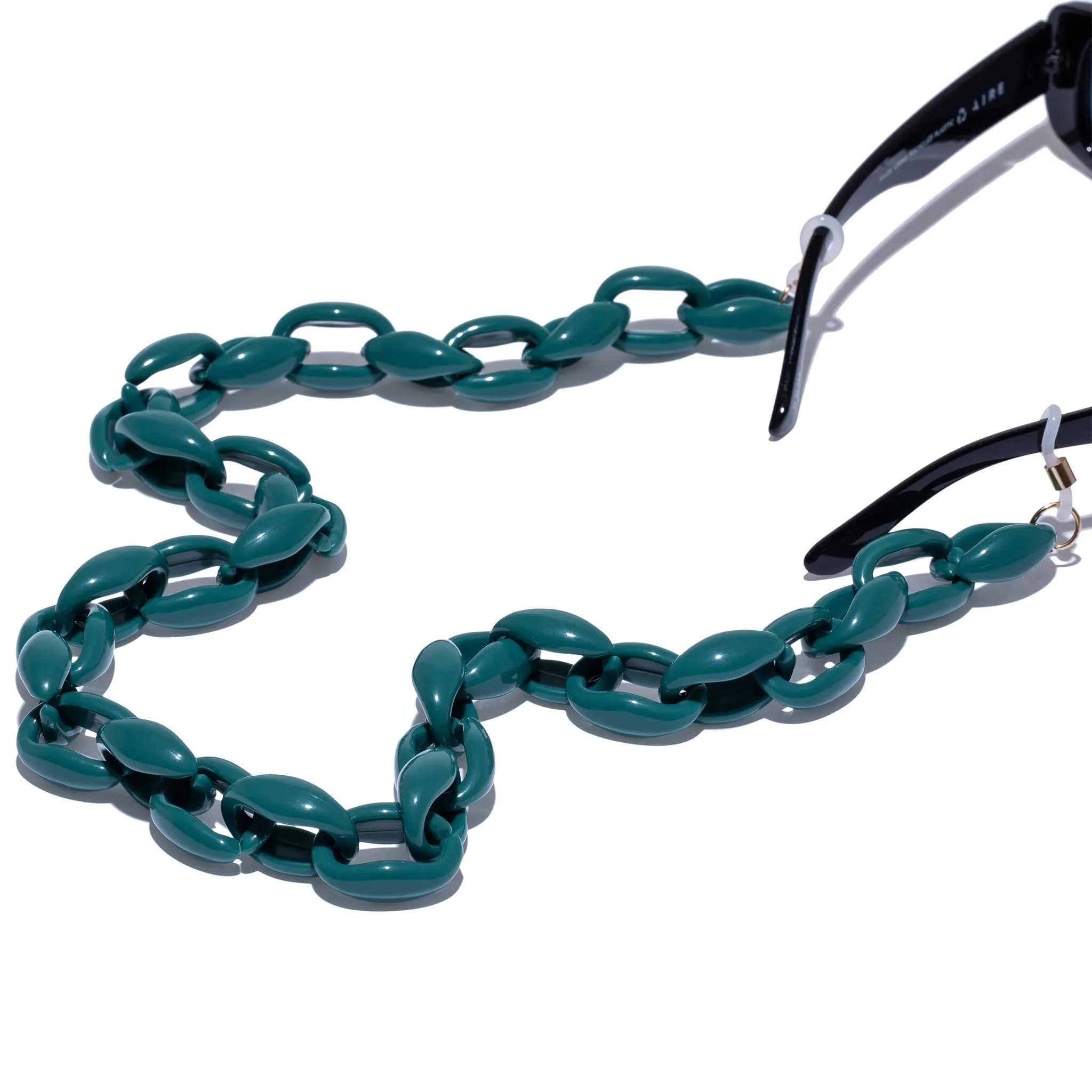 Oval Chunky Chain - Forest Green sold by Aire