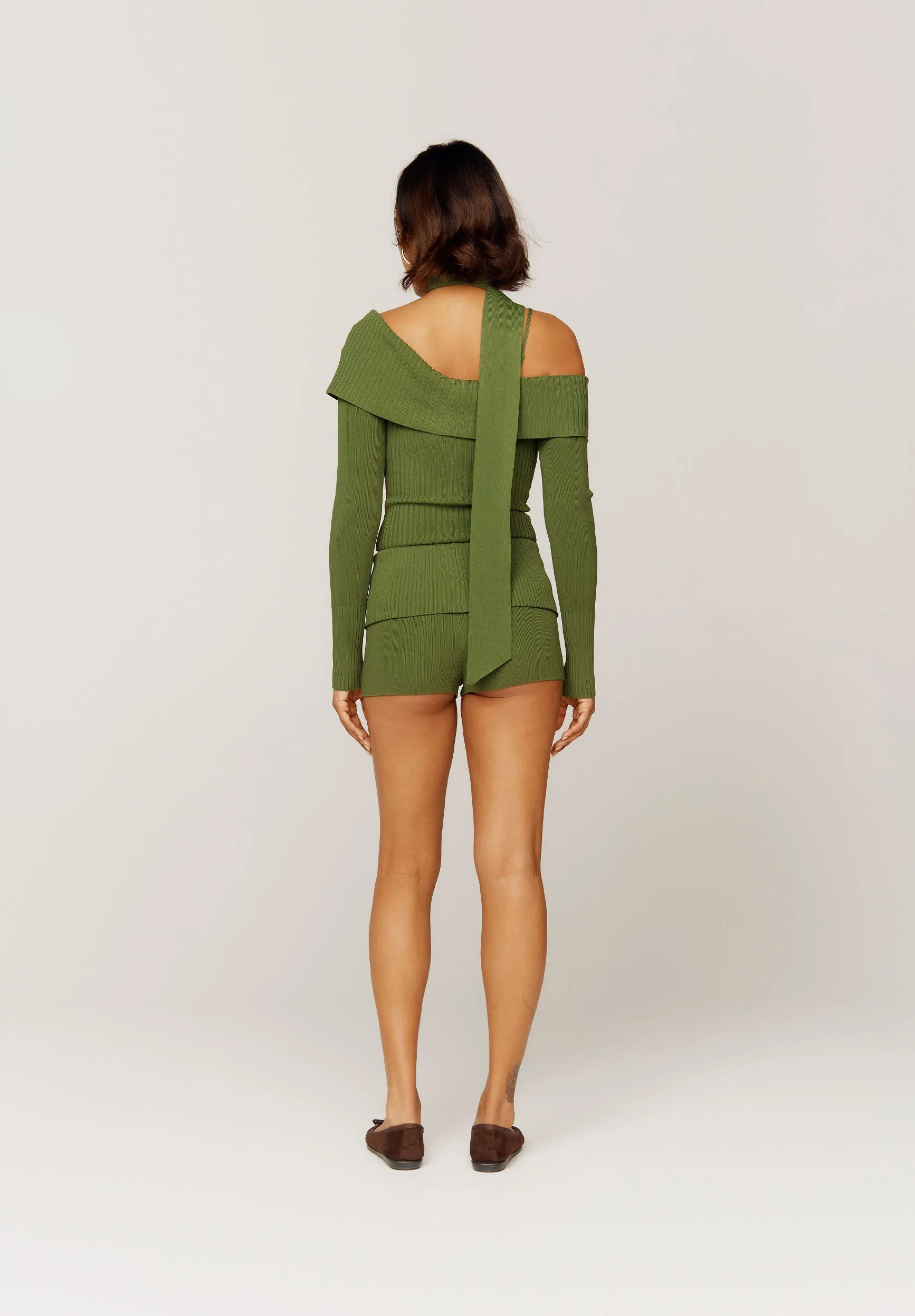 ONE LOVE RIB HOTPANTS sold by House of Sunny product image thumbnail 3