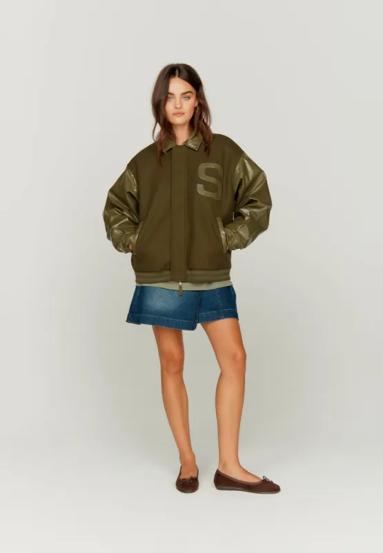 VINYL FREE FALLIN BOMBER sold by House of Sunny