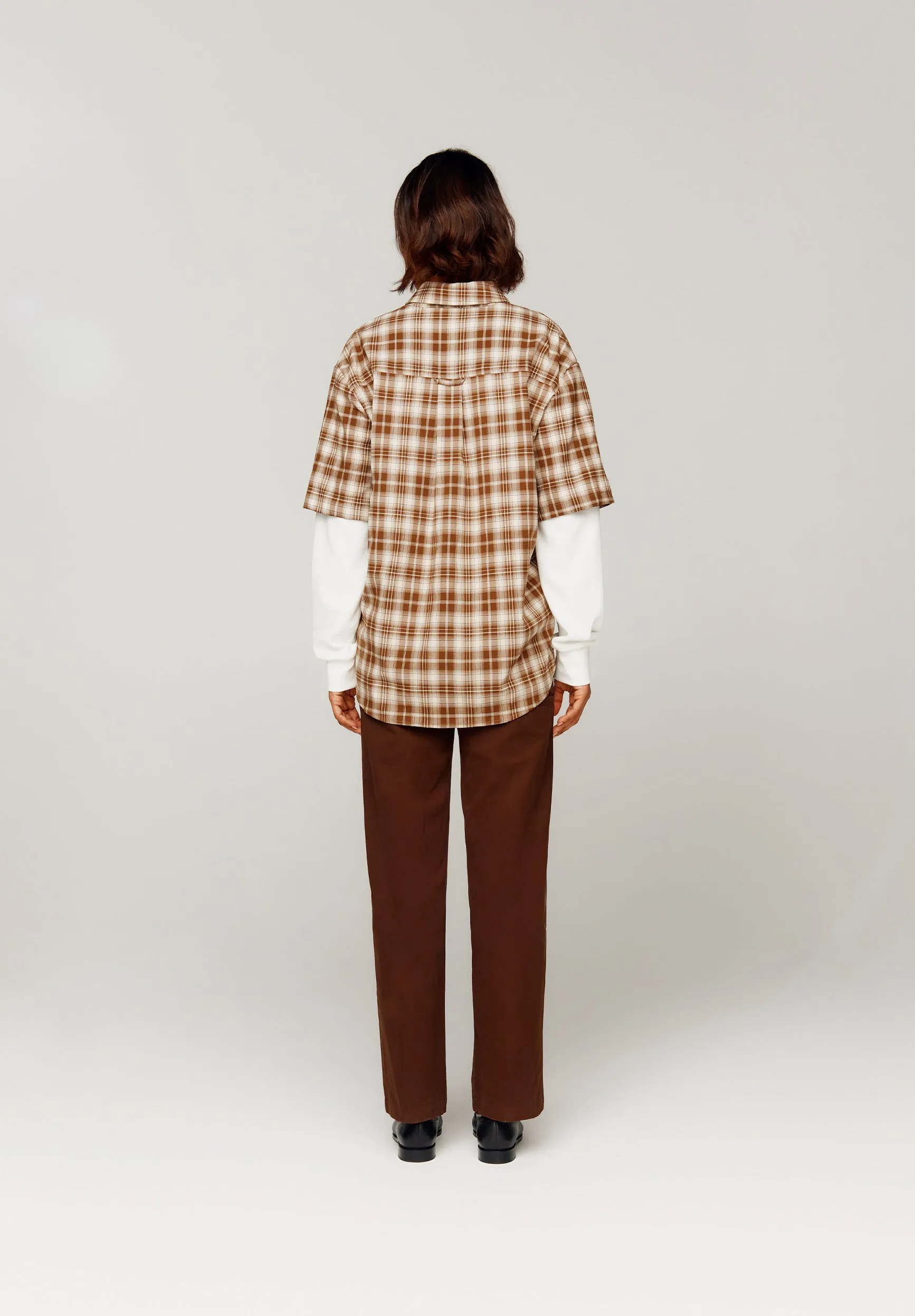 DOUBLE LAYERED BUTTON DOWN sold by House of Sunny product image thumbnail 3