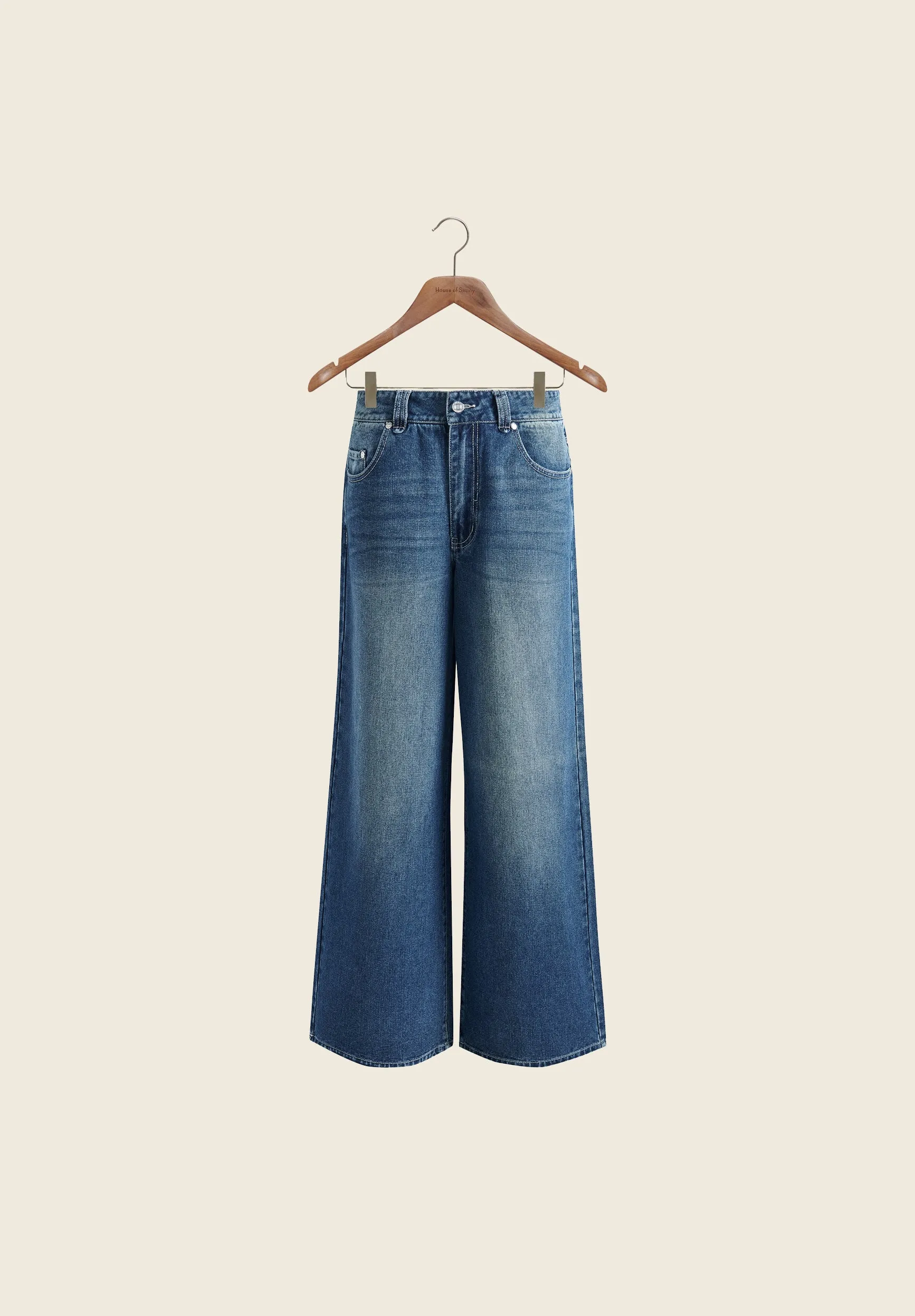 LOW RISE WIDE LEG DENIM sold by House of Sunny product image thumbnail 5