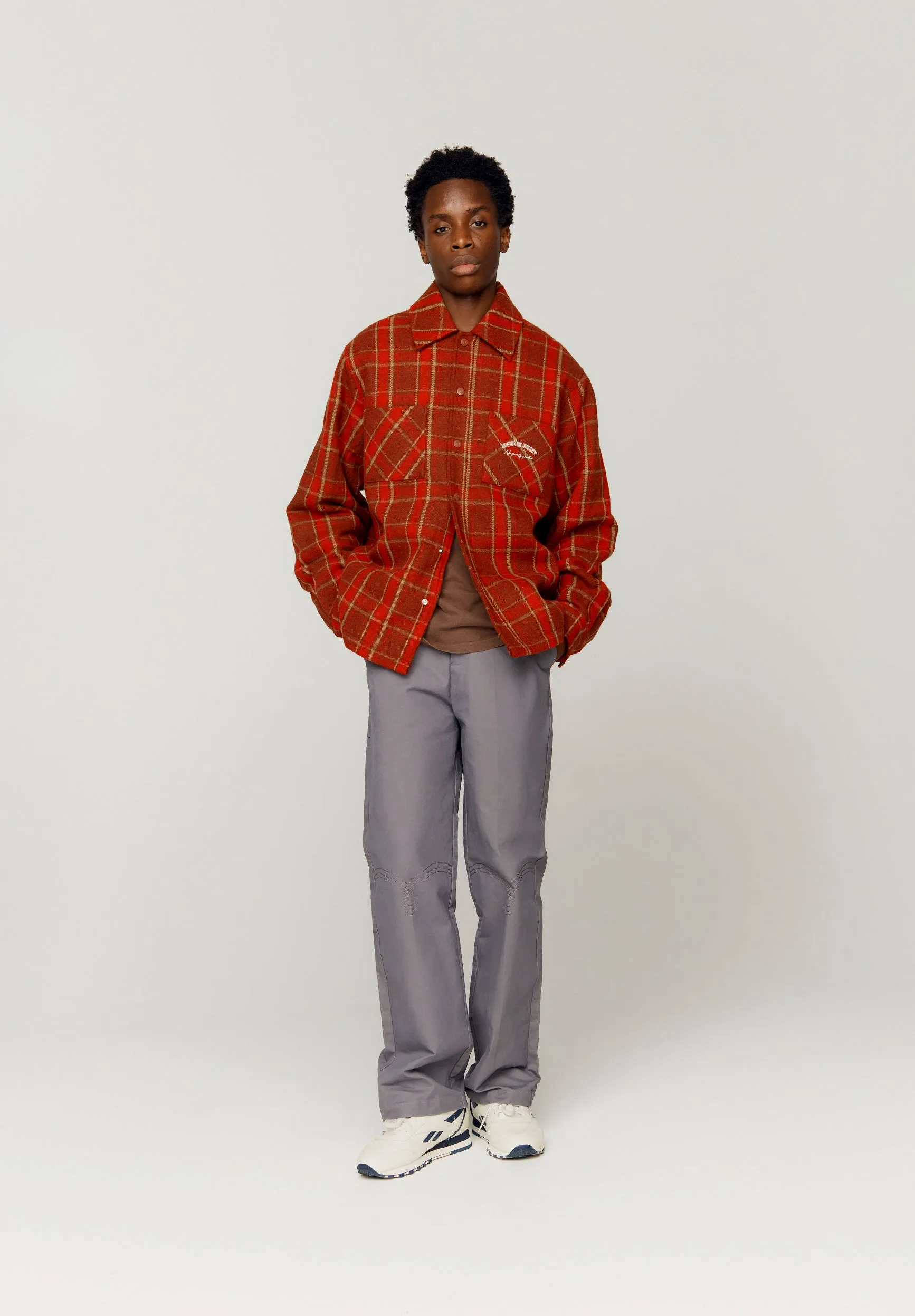 HEAVY WEIGHT PLAID OVERSHIRT sold by House of Sunny