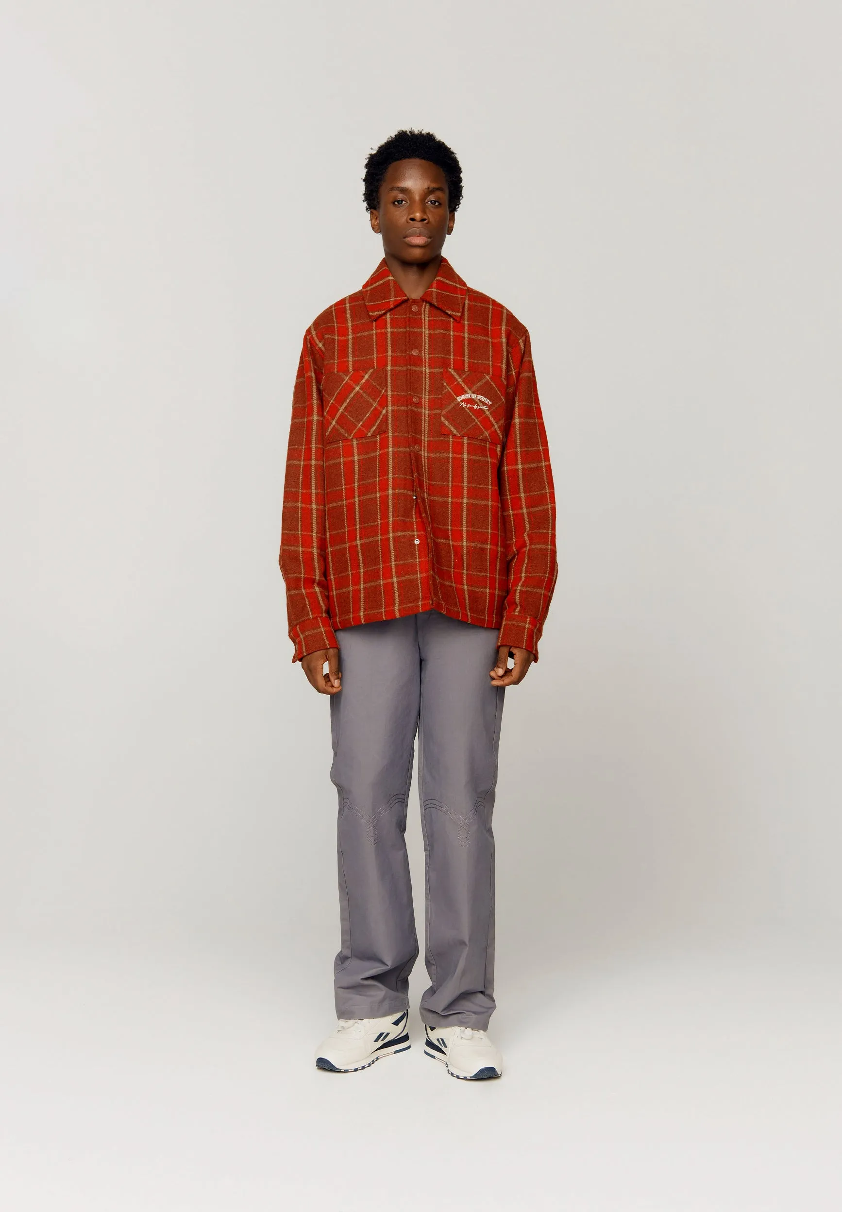 HEAVY WEIGHT PLAID OVERSHIRT sold by House of Sunny product image thumbnail 2