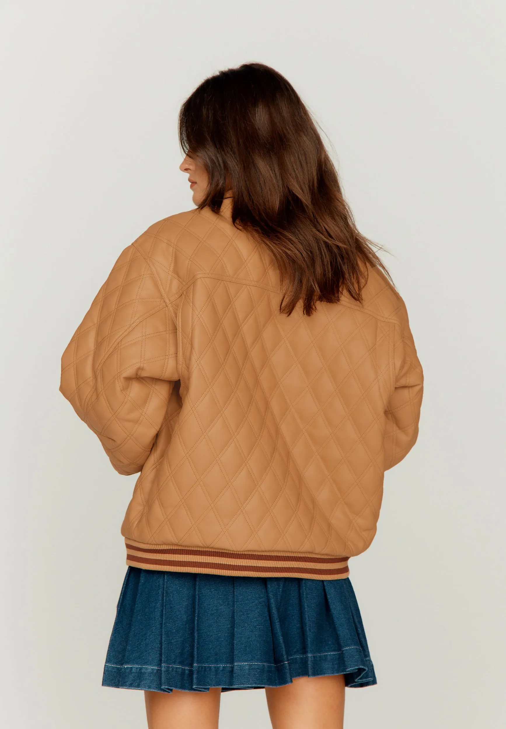 MID CENTURY QUILT BOMBER sold by House of Sunny product image thumbnail 4