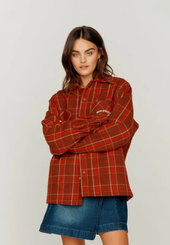 HEAVY WEIGHT PLAID OVERSHIRT sold by House of Sunny