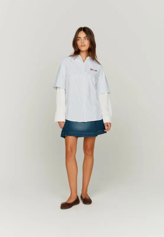 DOUBLE LAYERED BUTTON DOWN sold by House of Sunny
