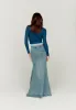 THE CASCADE DENIM SKIRT sold by House of Sunny