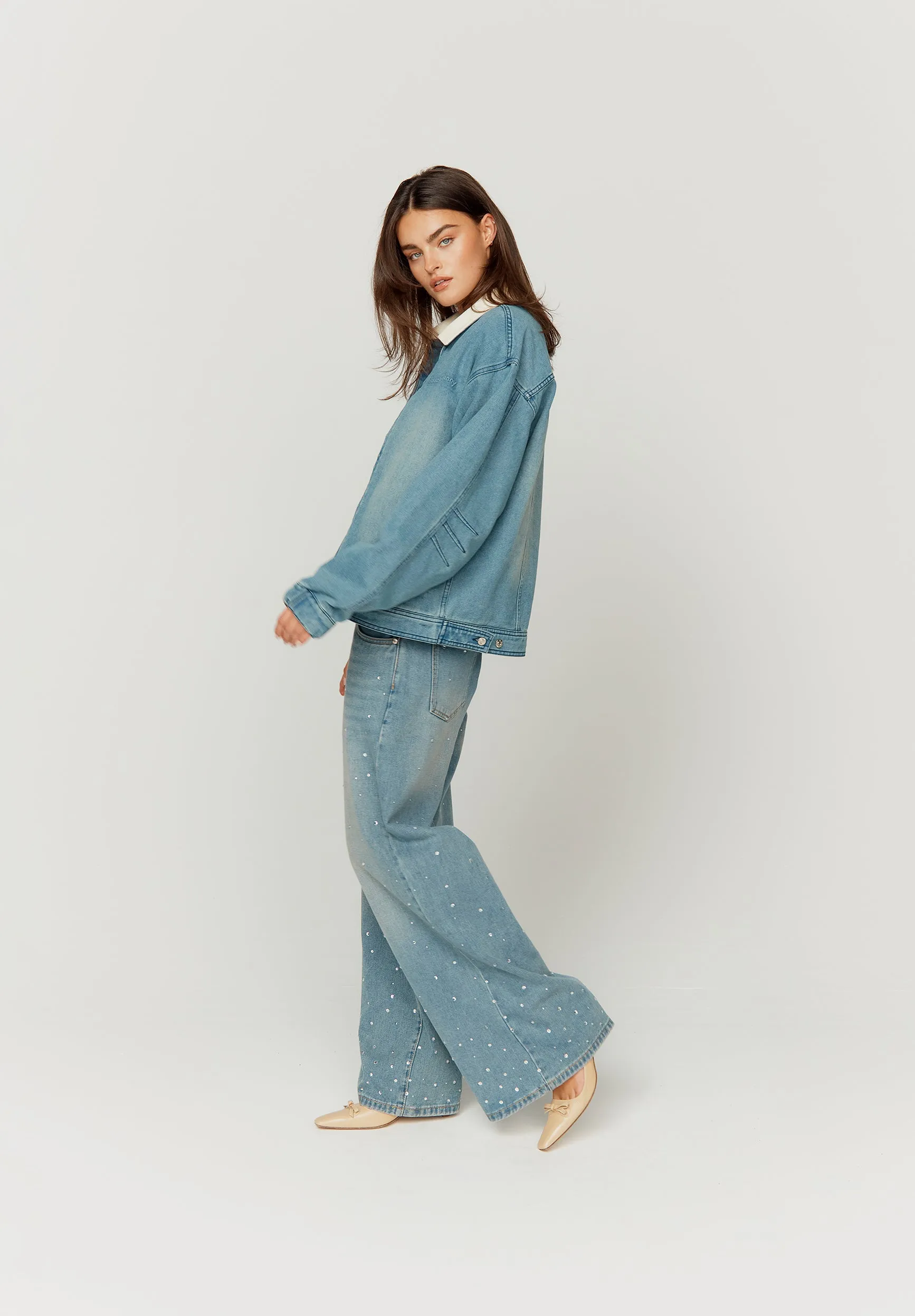 DENIM BARN JACKET sold by House of Sunny product image thumbnail 4