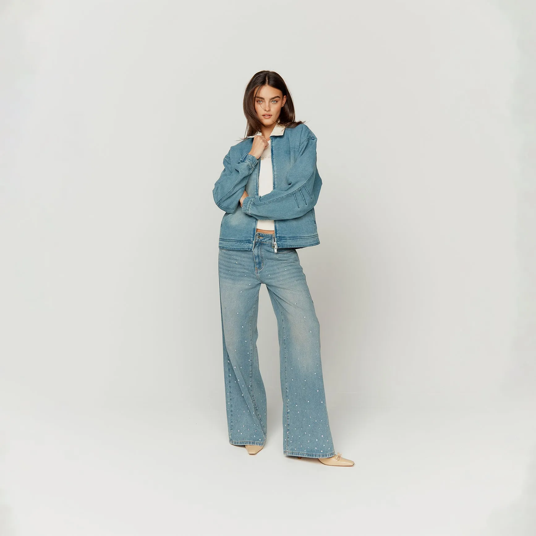 DENIM BARN JACKET sold by House of Sunny product image thumbnail 2