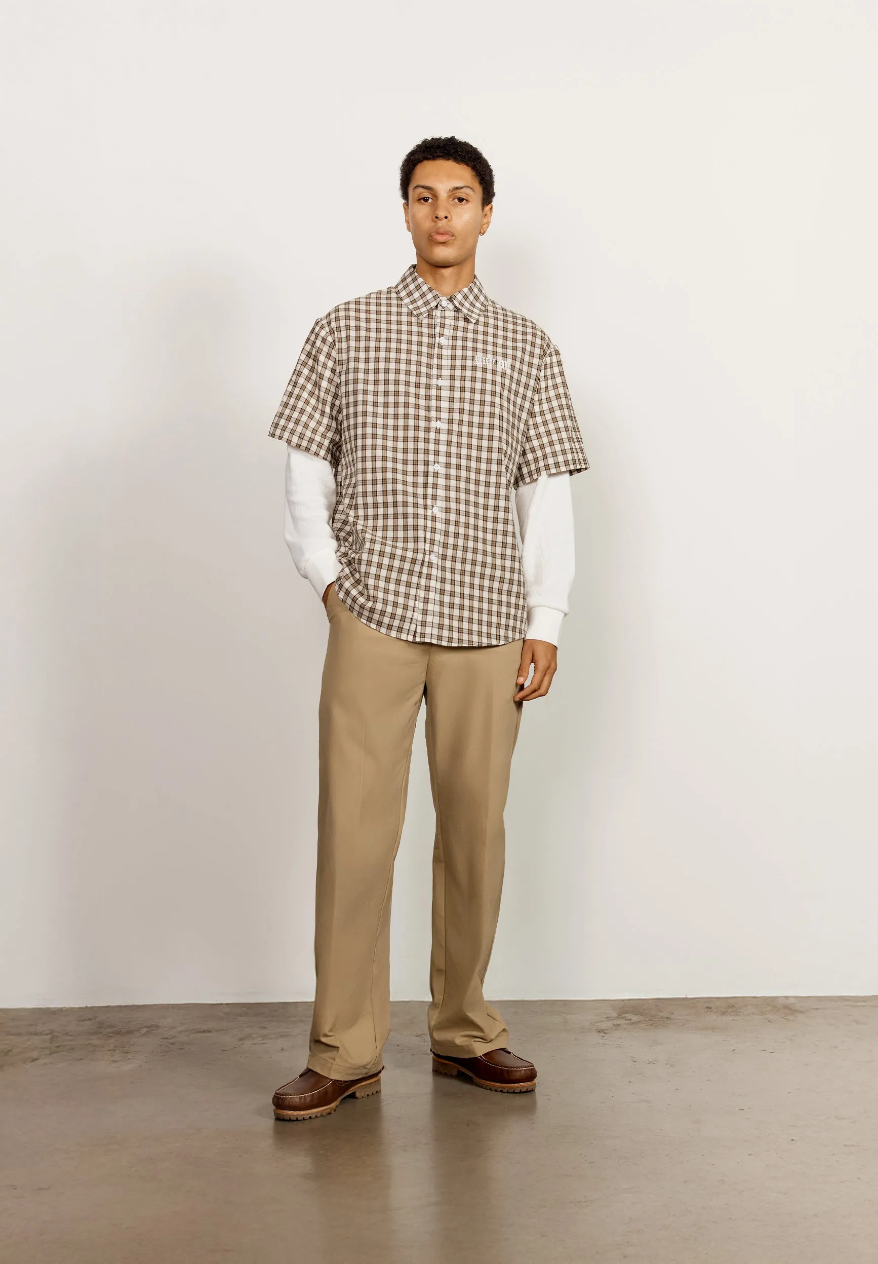 DOUBLE LAYERED BUTTON DOWN sold by House of Sunny