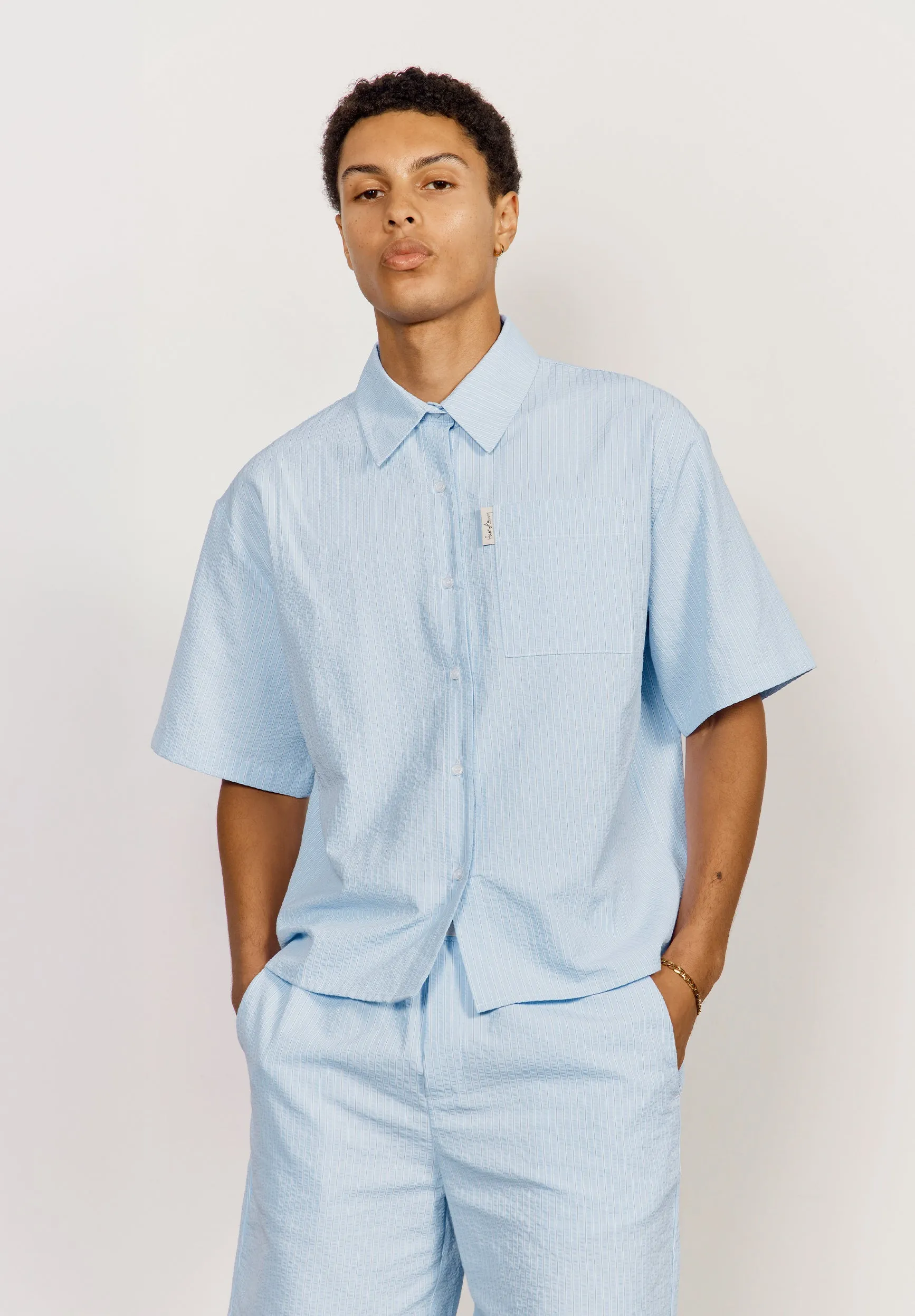 SEERSUCKER BOX FIT SHIRT sold by House of Sunny