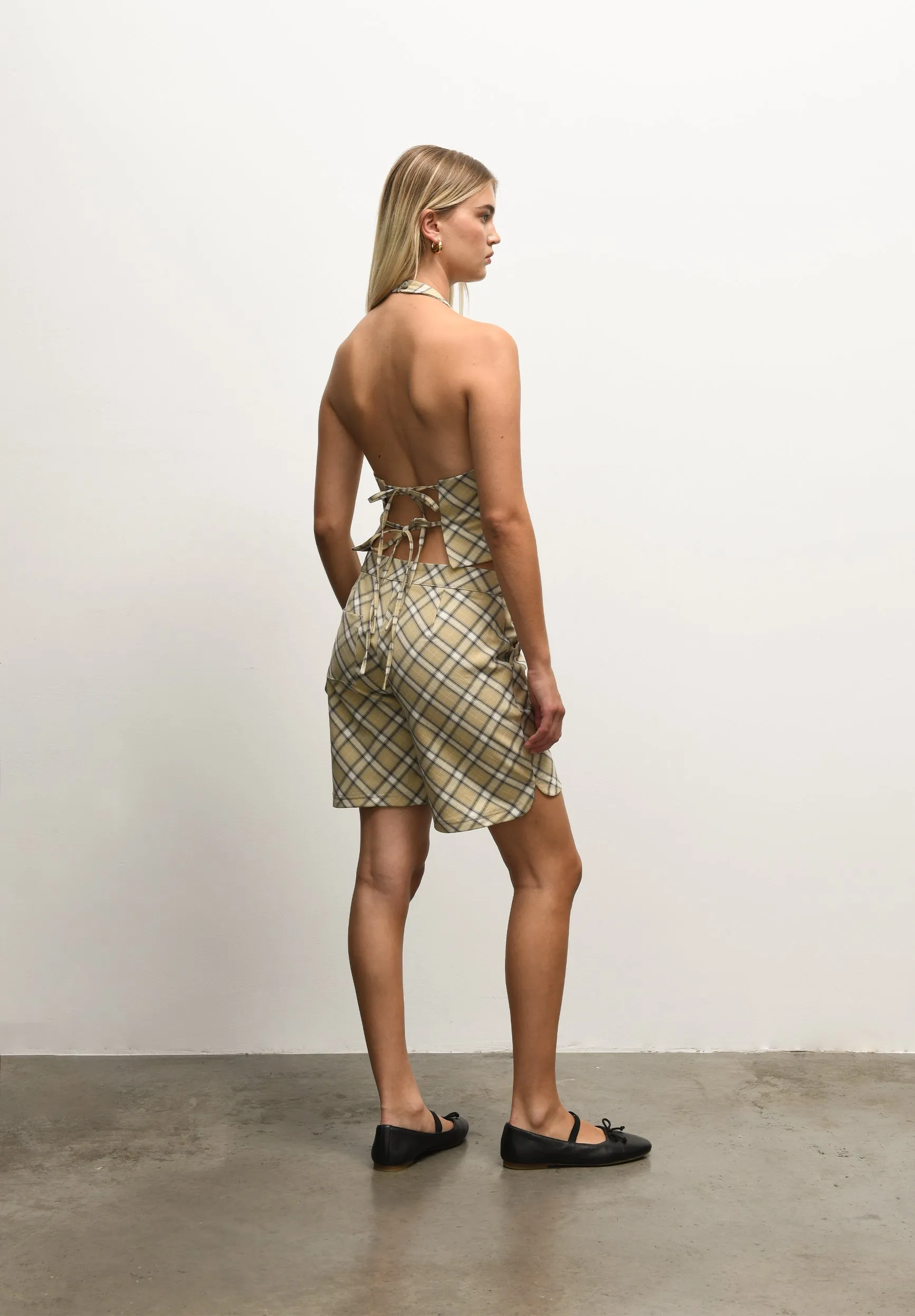 SLOANE CHECK WAISTCOAT sold by House of Sunny product image thumbnail 3