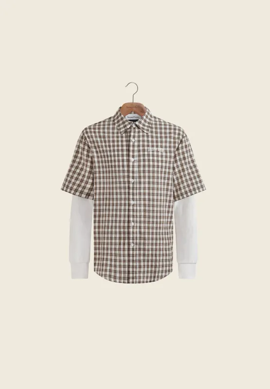 DOUBLE LAYERED BUTTON DOWN sold by House of Sunny