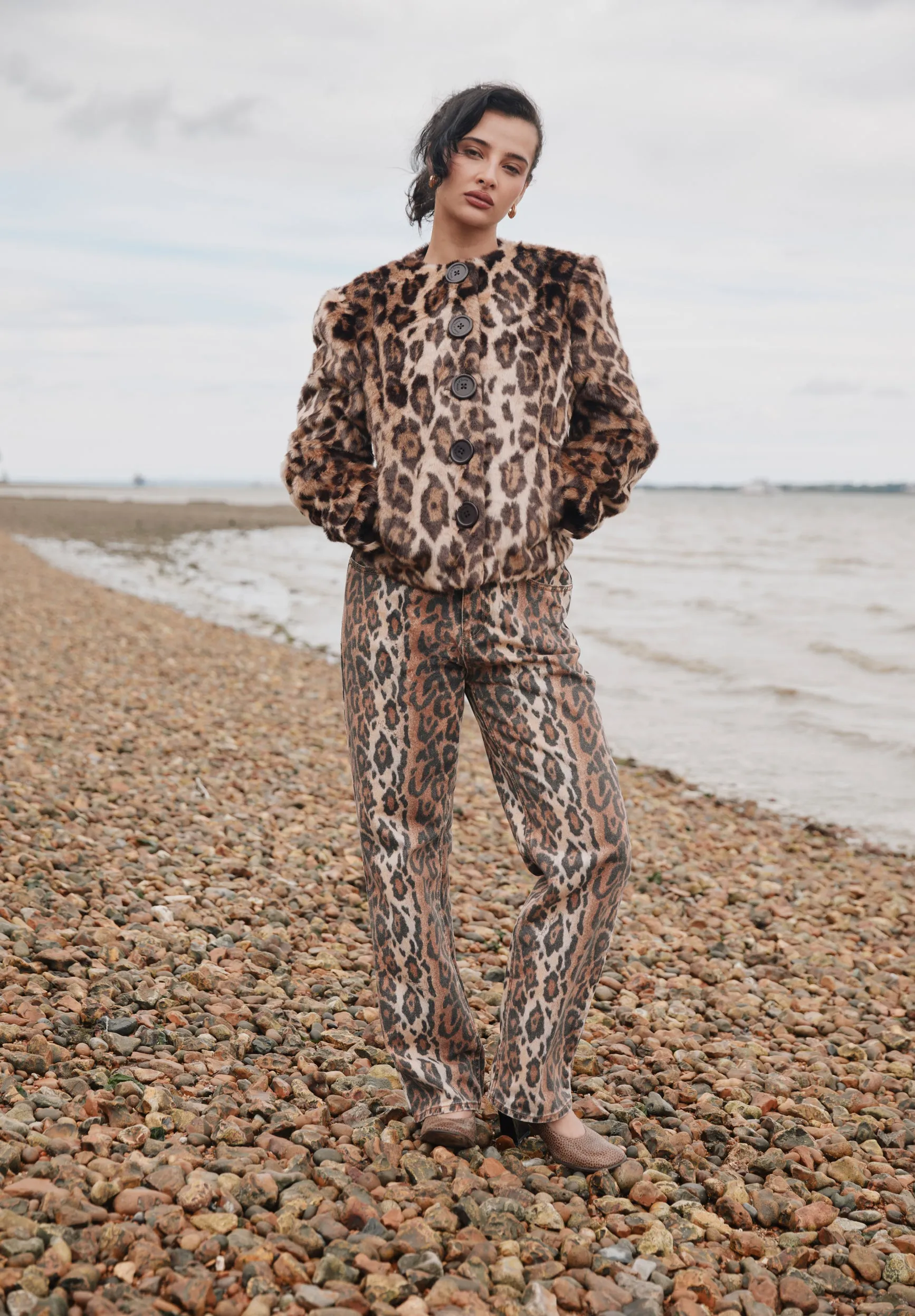 LEOPARD JESSIE DENIM sold by House of Sunny