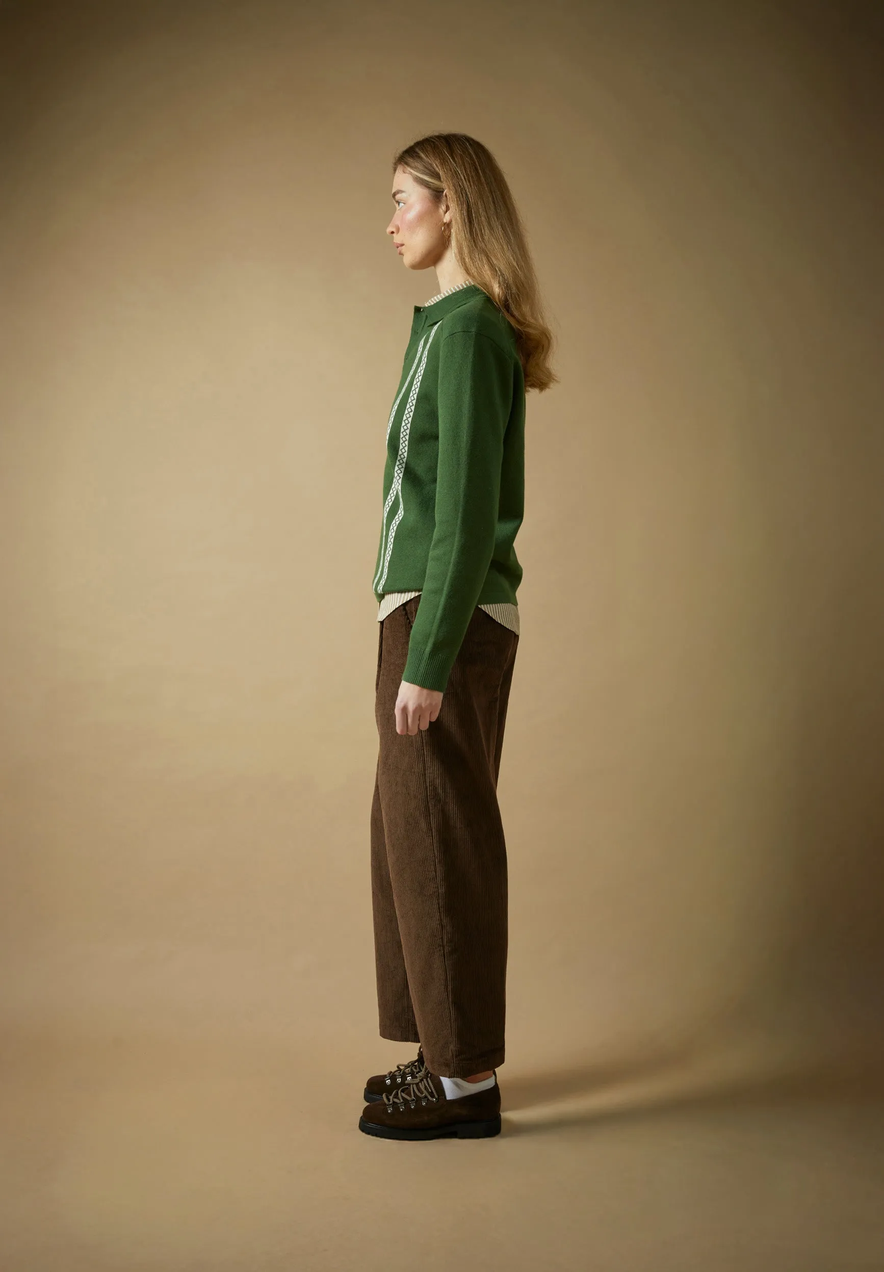 STRIPE KNITTED RUGBY SHIRT sold by House of Sunny product image thumbnail 3