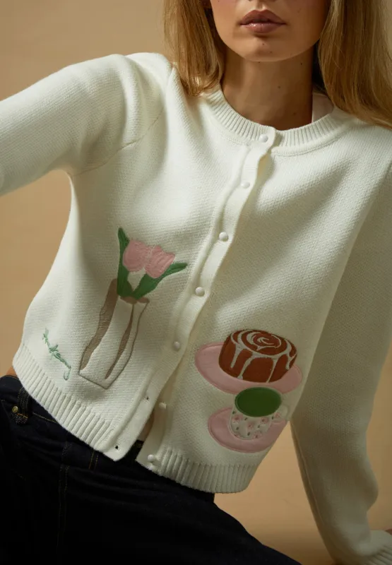 MATCHA-ING MY MOOD CARDIGAN made by House of Sunny