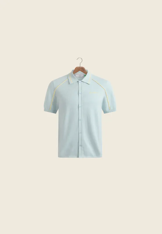 BUTTON DOWN KNITTED POLO sold by House of Sunny