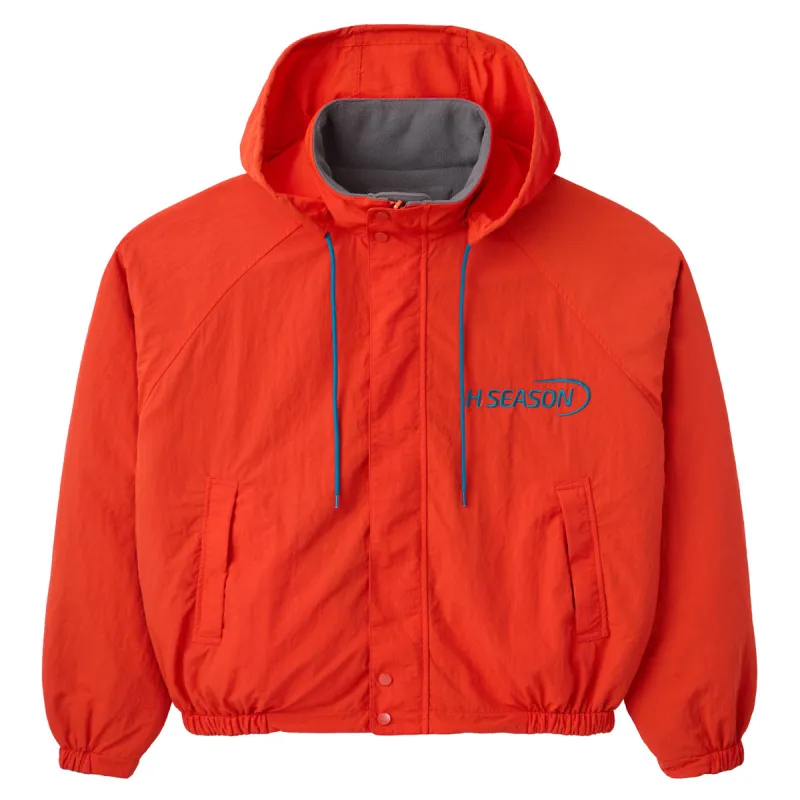 Orange Reversible Windbreaker made by Hidden Season