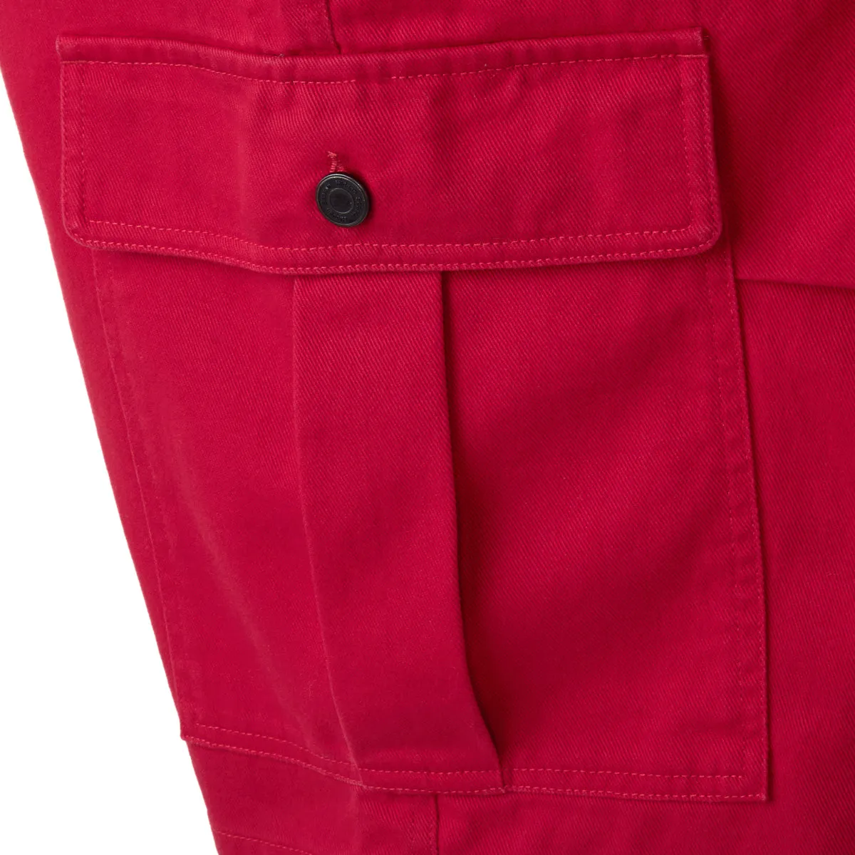 Red Utility Cargo Shorts sold by Hidden Season product image thumbnail 3