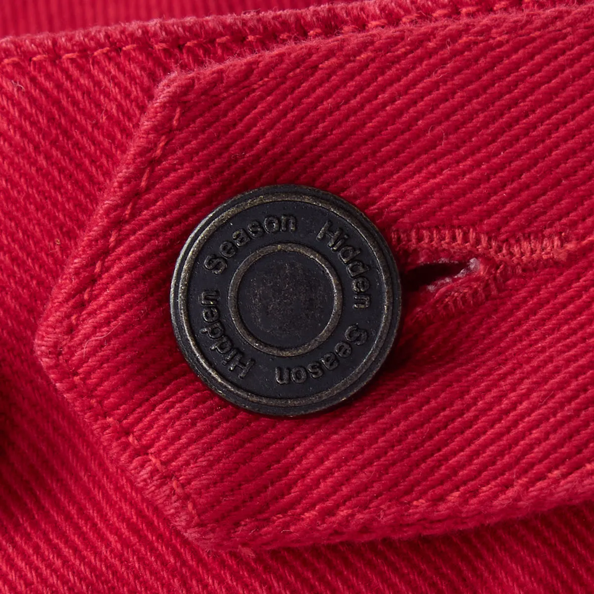 Red Utility Cargo Shorts sold by Hidden Season product image thumbnail 4